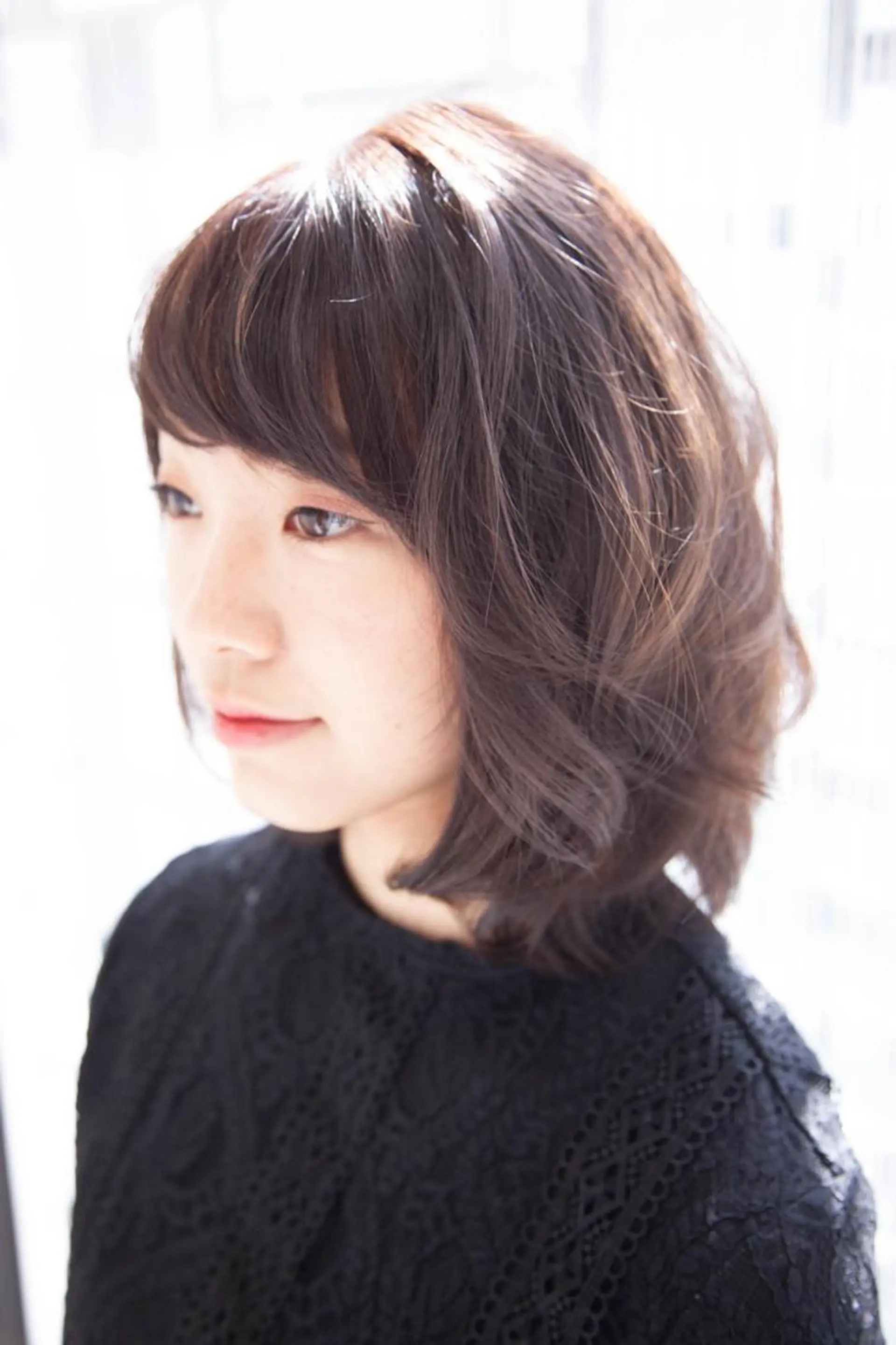 ミディアム ボブ お得なクーポン掲載▼ 🌷三國祐美🌷のヘアスタイル