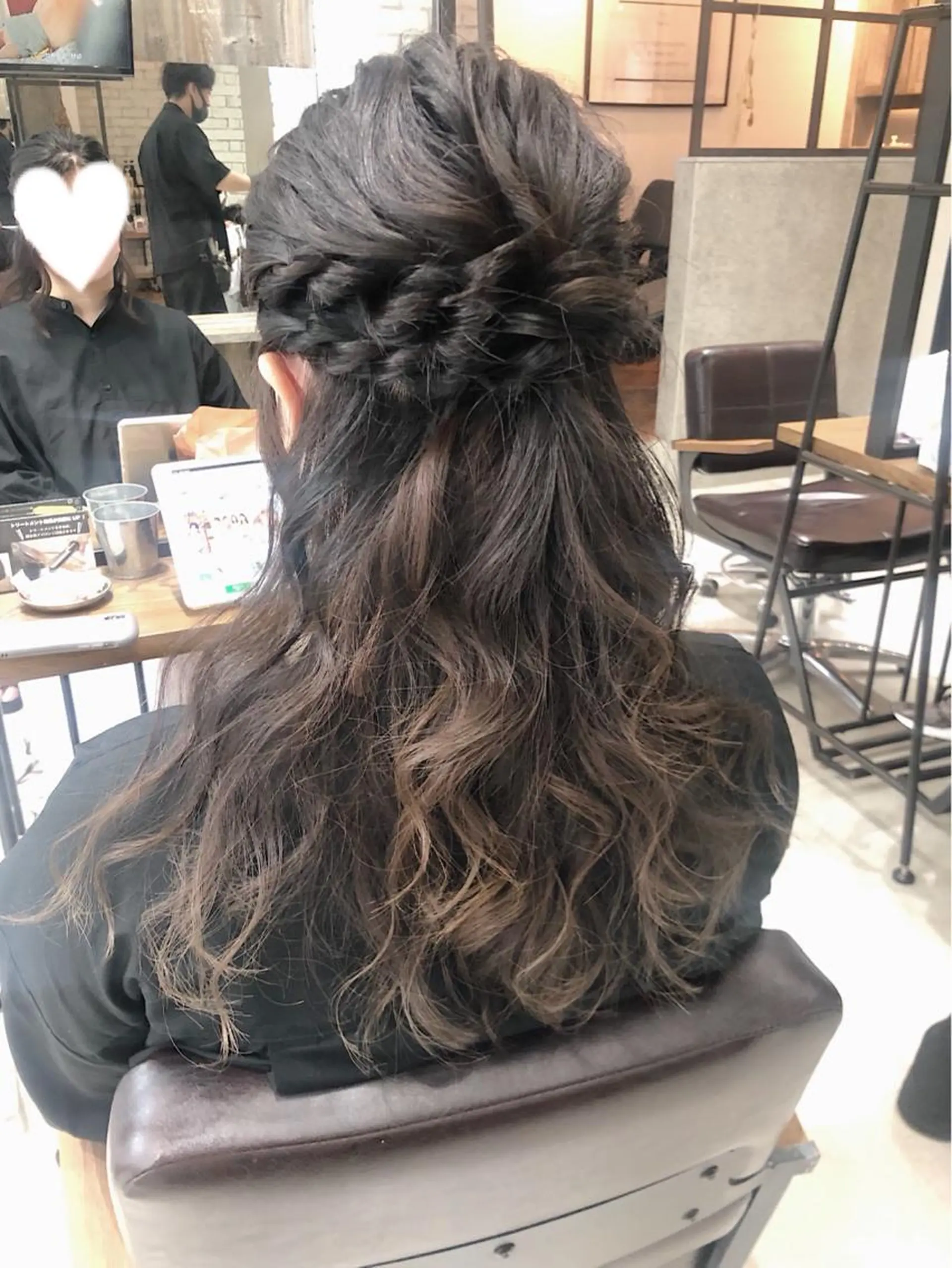 ヘアアレンジ ハーフアップ ヘアセット 🌿ニュアンスヘア 🌿福田沙也加のヘアスタイル