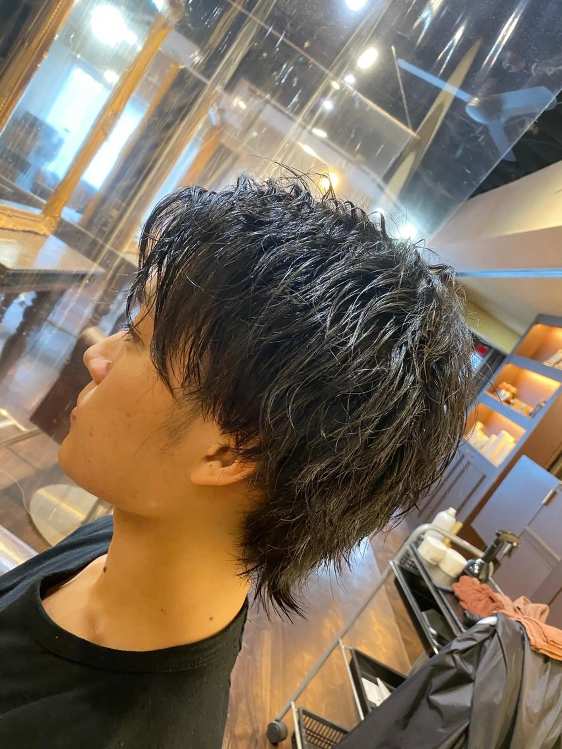メンズ メンズウルフカット ウルフカット メンズサロンANDY 御堂筋なんば店所属・大阪メンズヘアのプロ 高橋 直希のヘアスタイル
