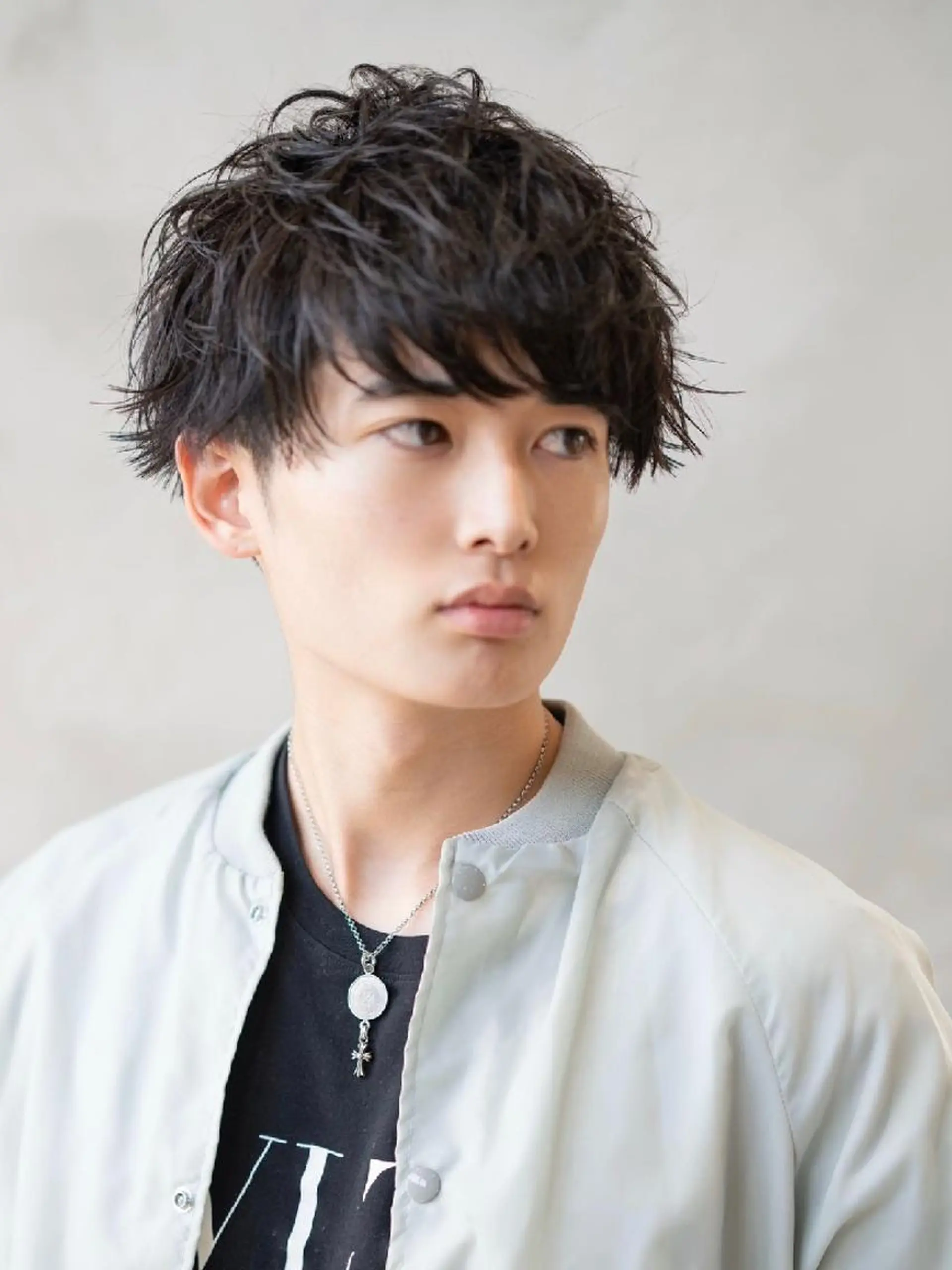 パーマ ショート メンズ lana hair 新宿 髪質改善トリートメント 新宿三丁目 【ラナヘアー】所属・新宿メンズパーマ TAKEメンズカットのヘアスタイル