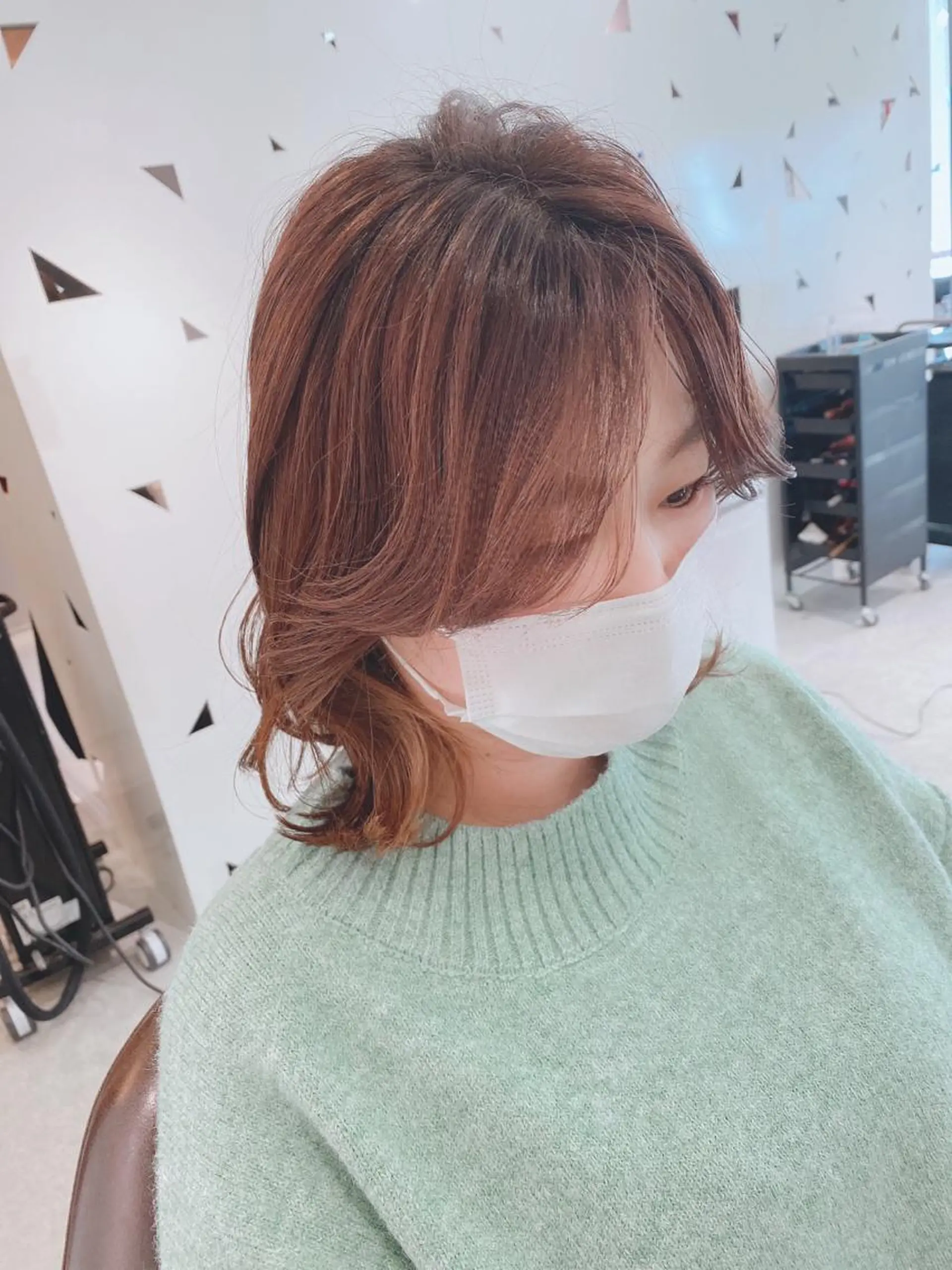 ミディアム カラー ヘアアレンジ Rely 美空のヘアスタイル