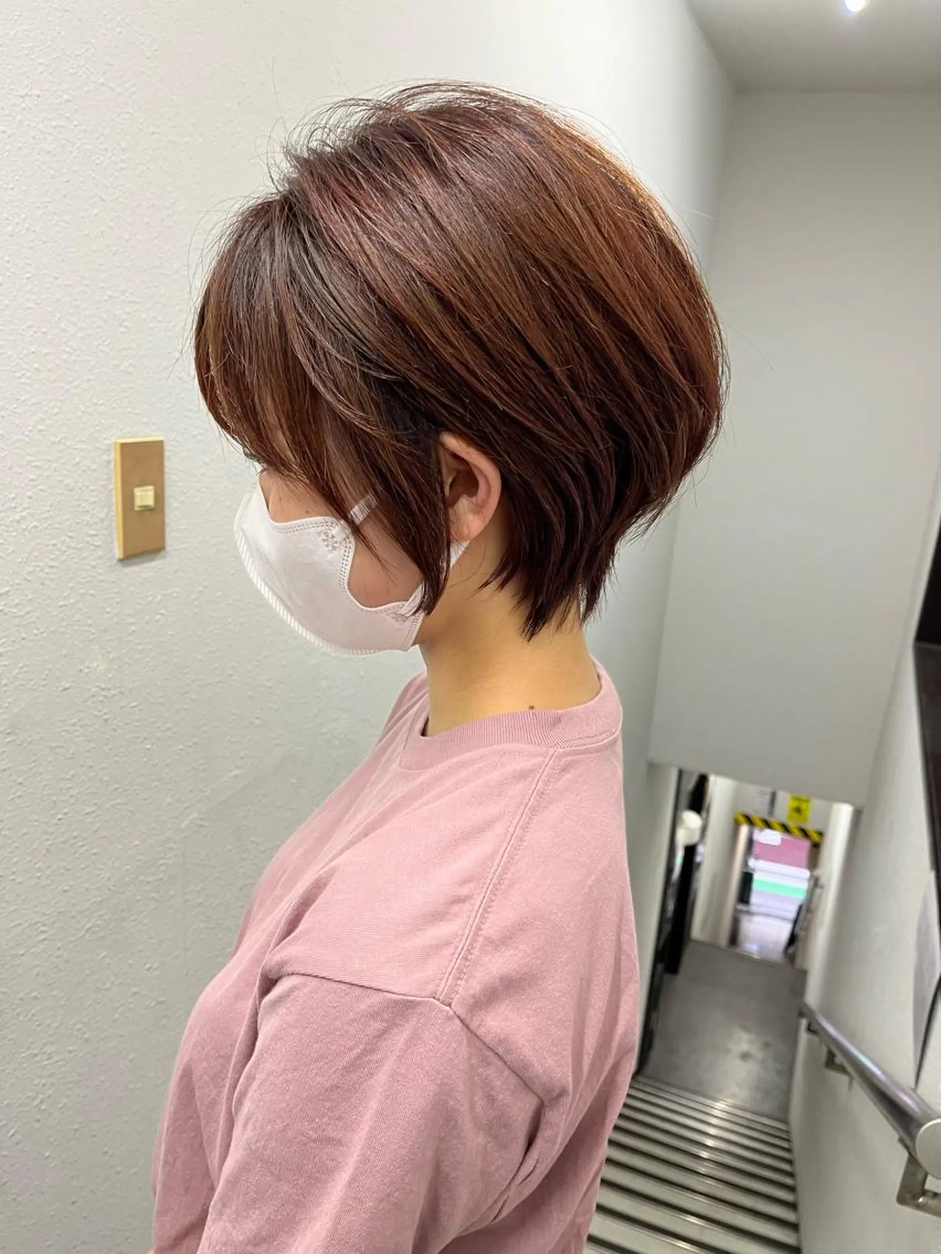 ショート カット トリートメント 💗レイヤーショート ボブ艶髪/竜也💗のヘアスタイル