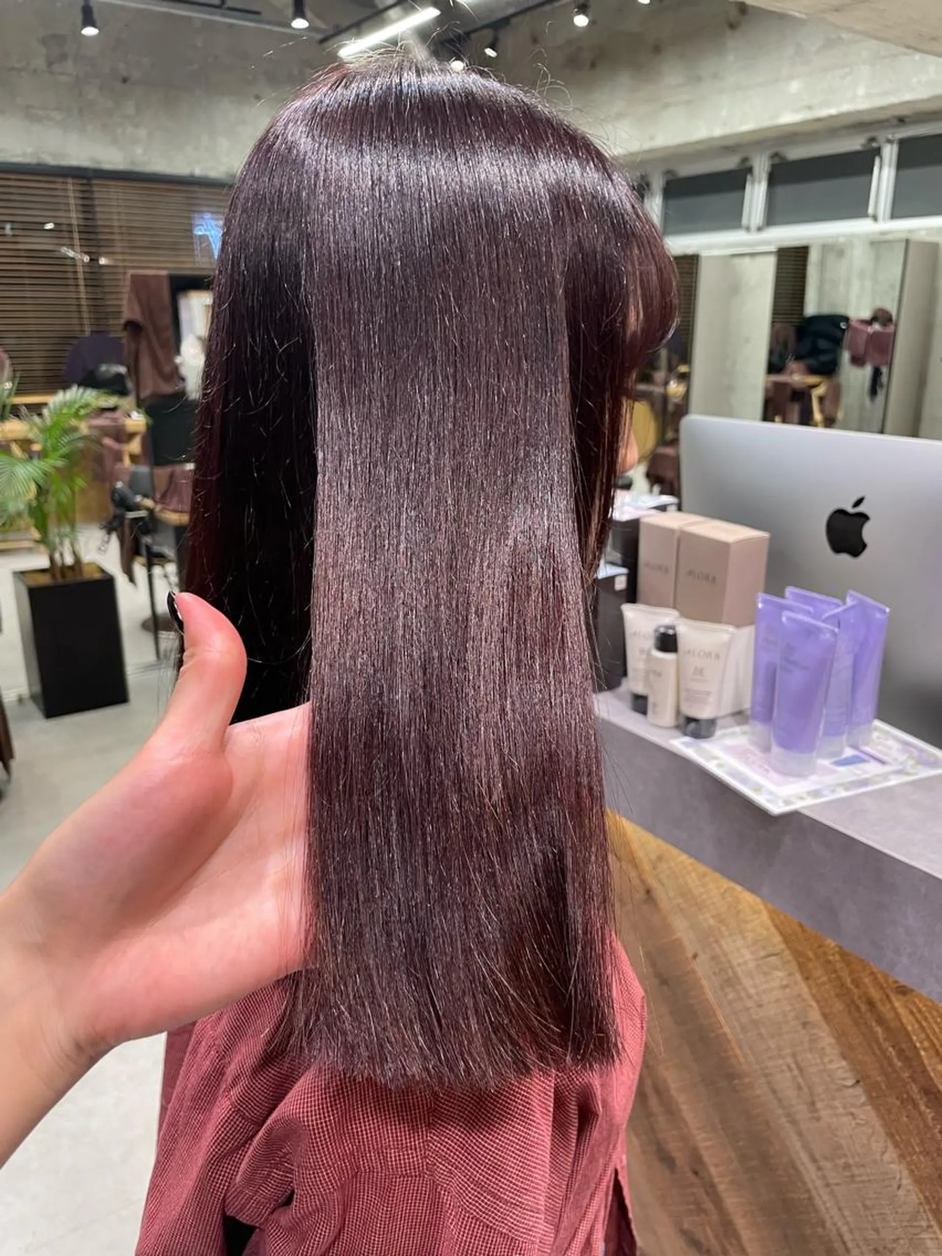 ミディアム 🫧ハイライトカラー 🫧 𝓜𝓘𝓤のヘアスタイル