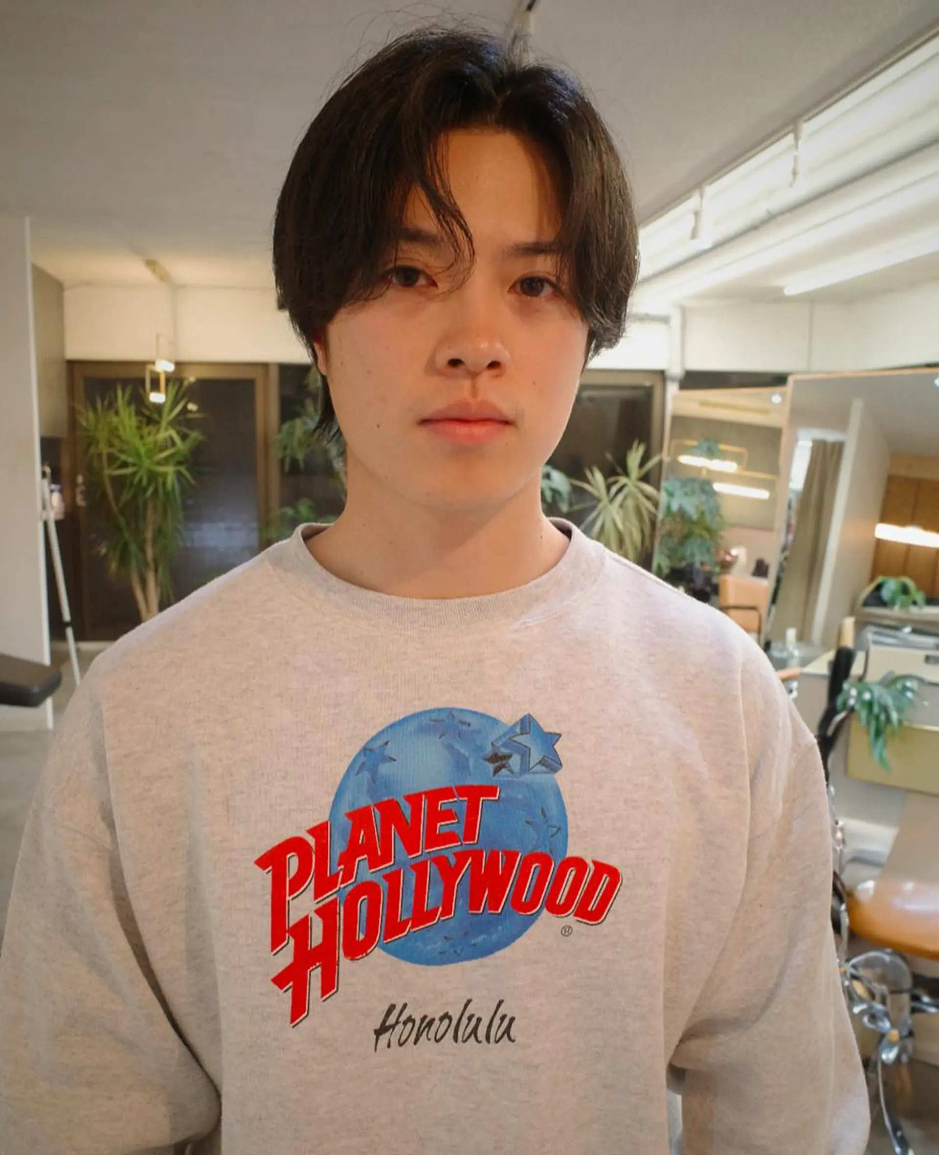 メンズ nelke/レイヤー 立川/ブリーチのヘアスタイル