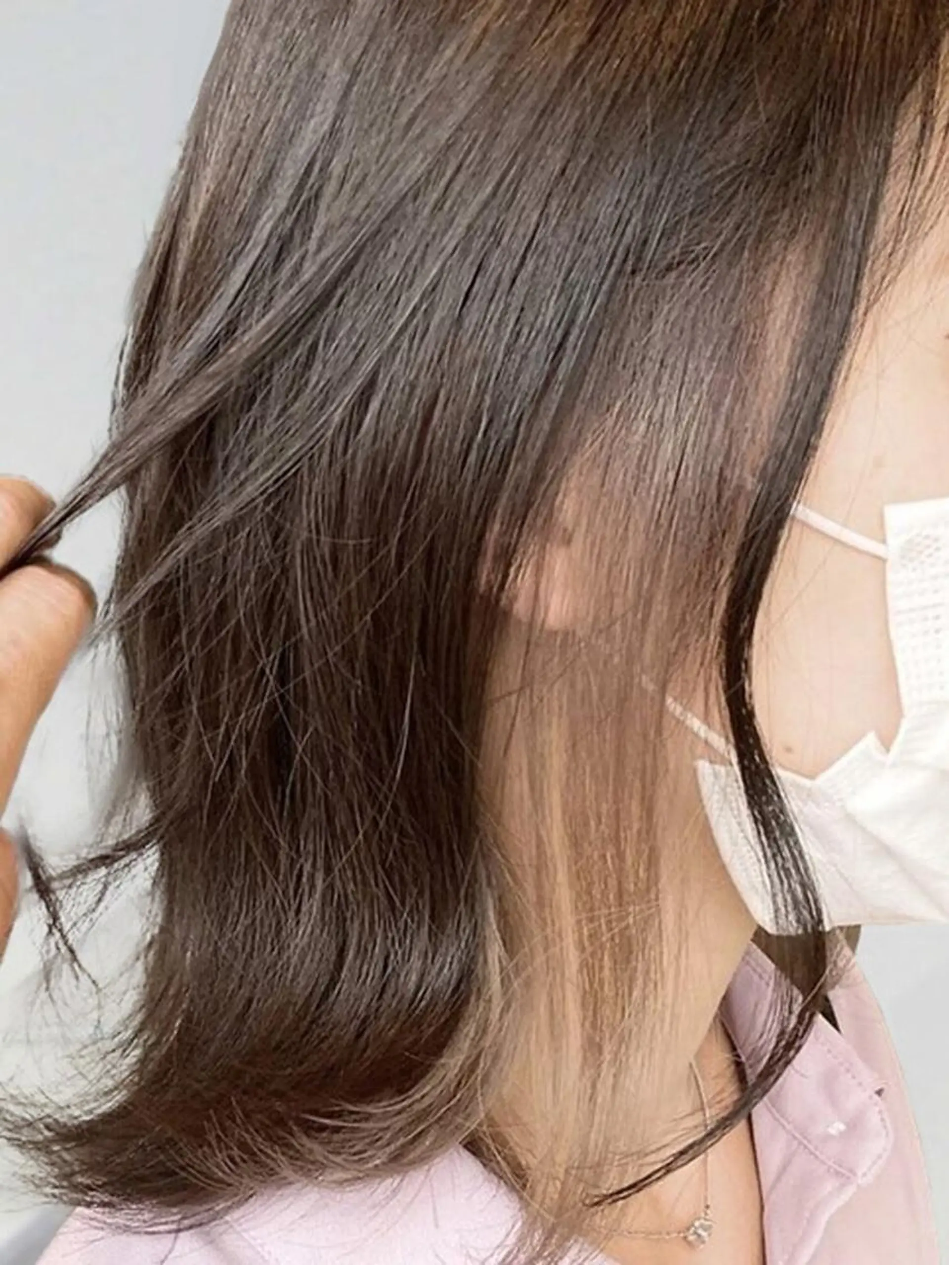 ミディアム カラー ヘアカラー 髪質改善★ 小此木 秀仁のヘアスタイル