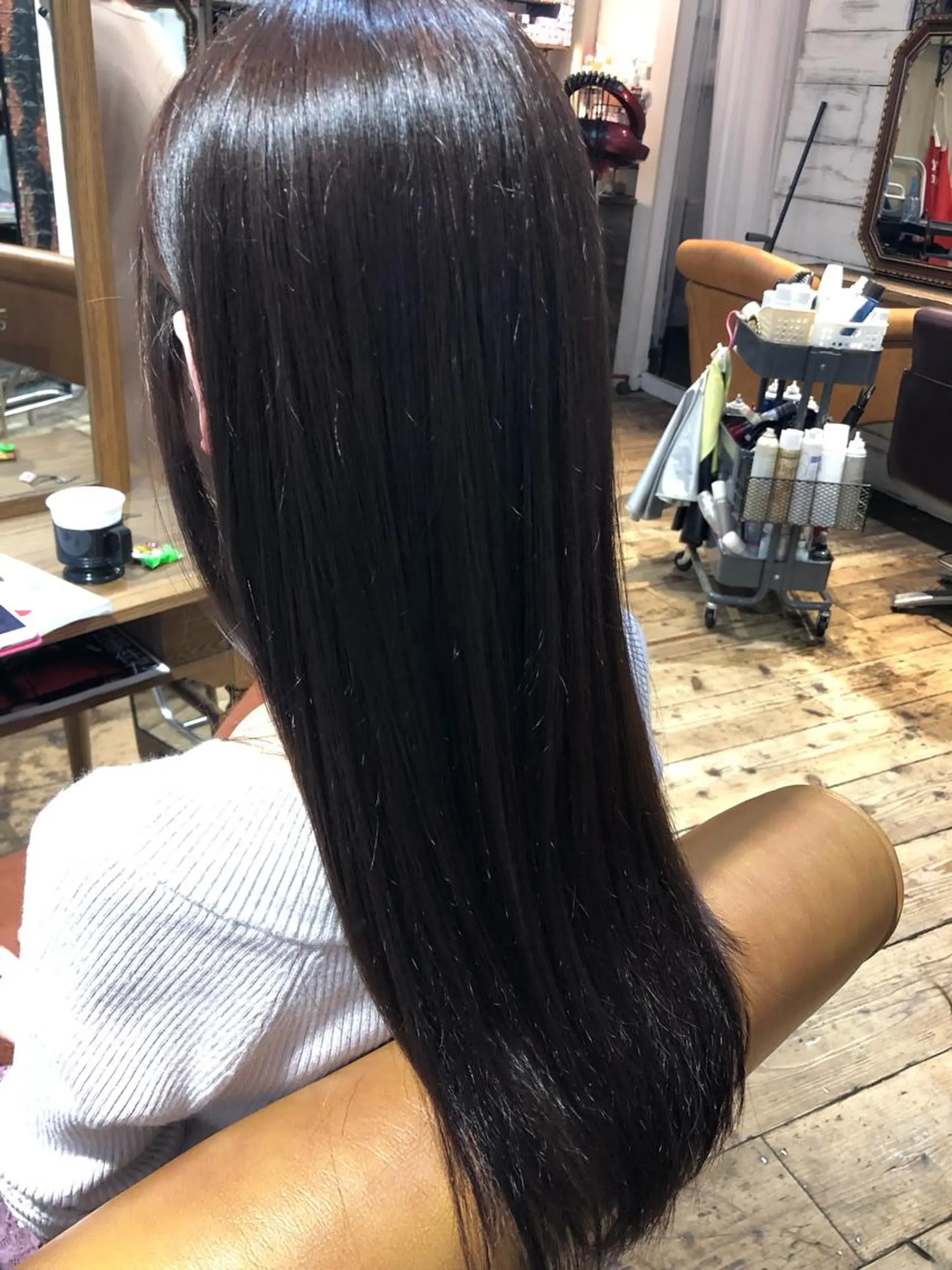 ロング 縮毛矯正 CUORE クオーレのヘアスタイル