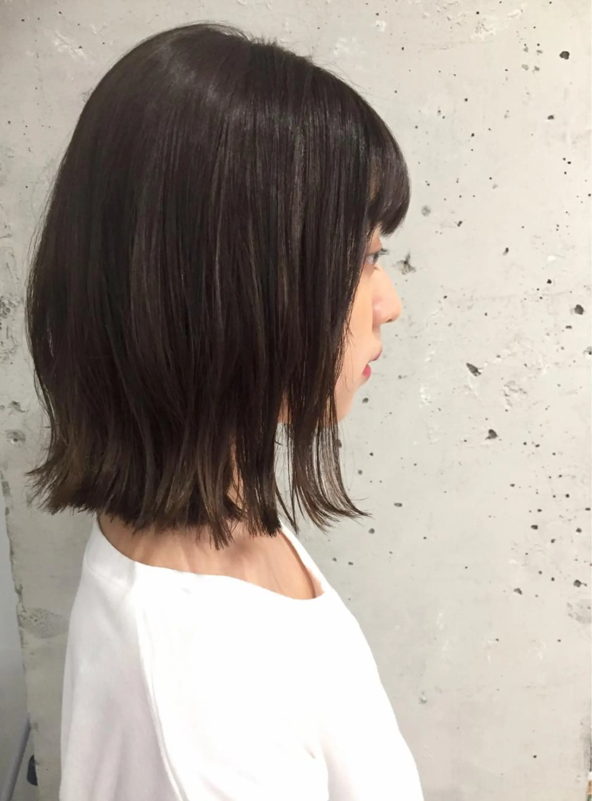 ミディアム to heart 十三店所属・ユ イのヘアスタイル
