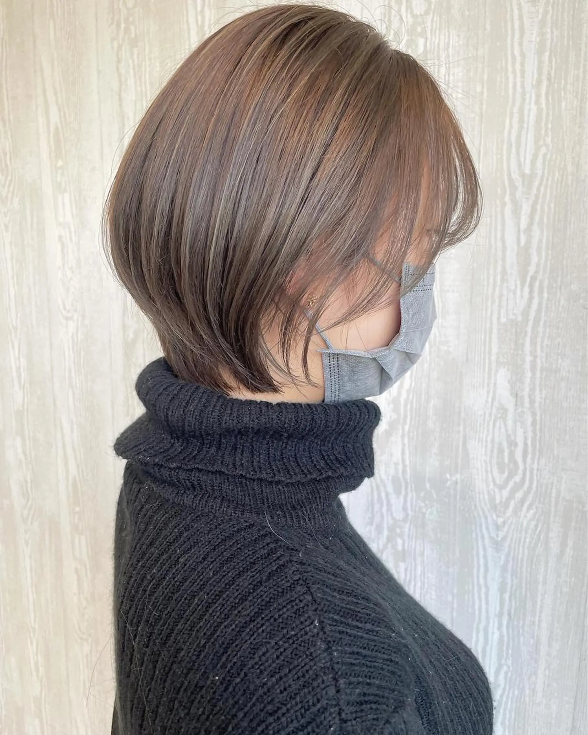 ショート カラー アッシュ ベージュカラー 透明感カラー ハイライトカラー 外国人風カラー カット ヘアカラー トリートメント 河合秀明/ショート /ボブ/レイヤーのヘアスタイル