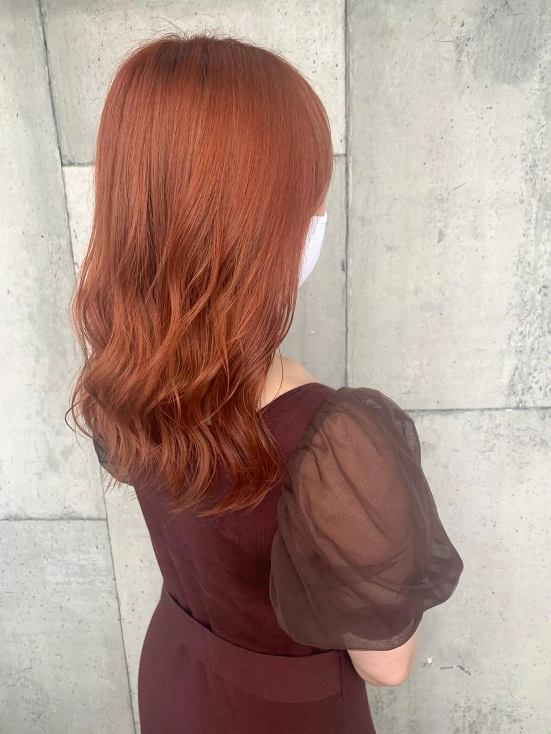 セミロング 大内 志穂のヘアスタイル