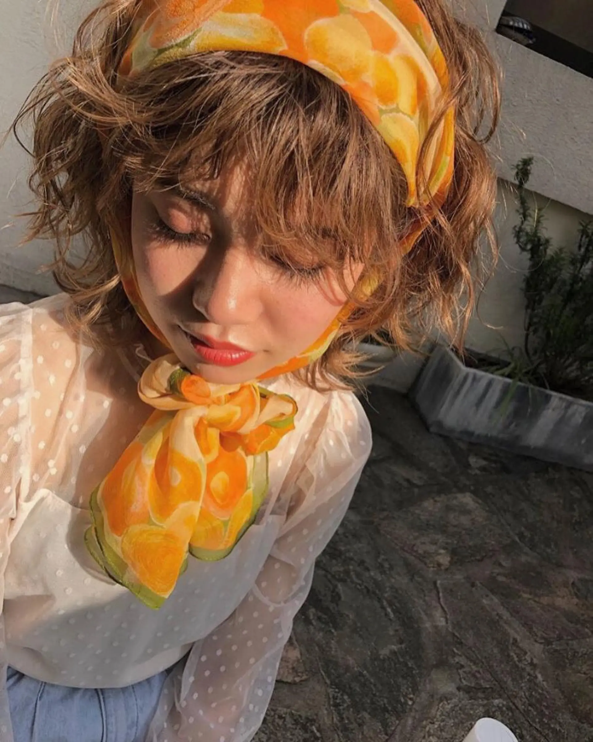 ミディアム カラー パーマ ヘアアレンジ メンズ メンズインナーカラー アッシュ ベージュカラー デザインカラー イヤリングカラー 髪質改善🫧ベージュ 椙山 響のヘアスタイル