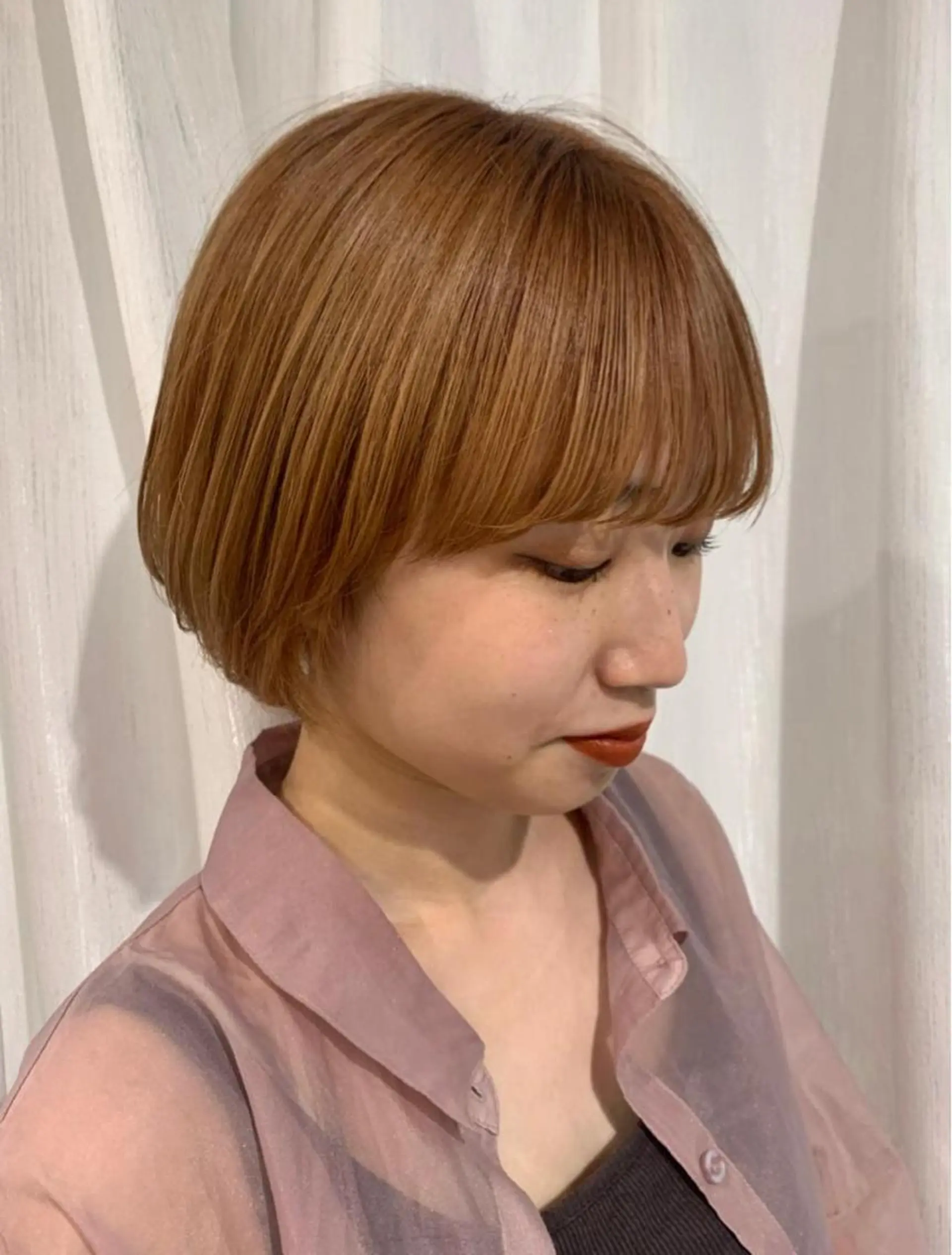 ショート カット ヘアカラー 上原 みちるのヘアスタイル