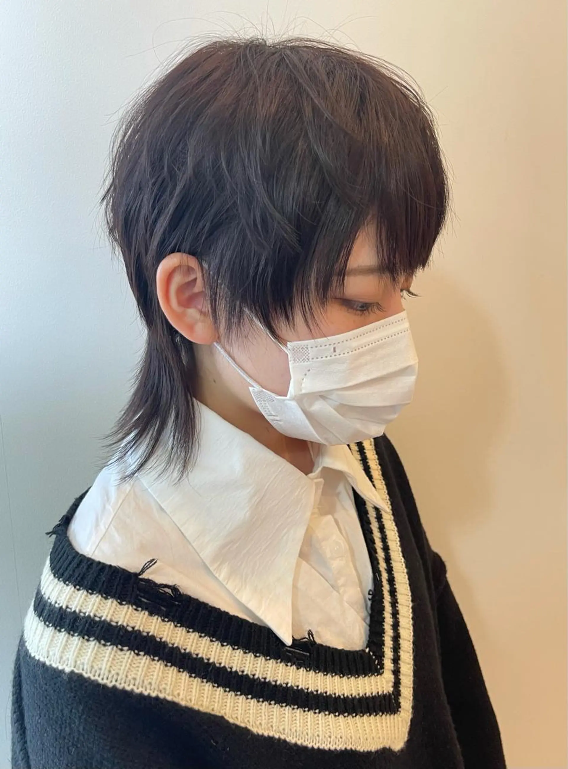 ショート カラー ショートヘア ウルフカット 間水 和樹のヘアスタイル