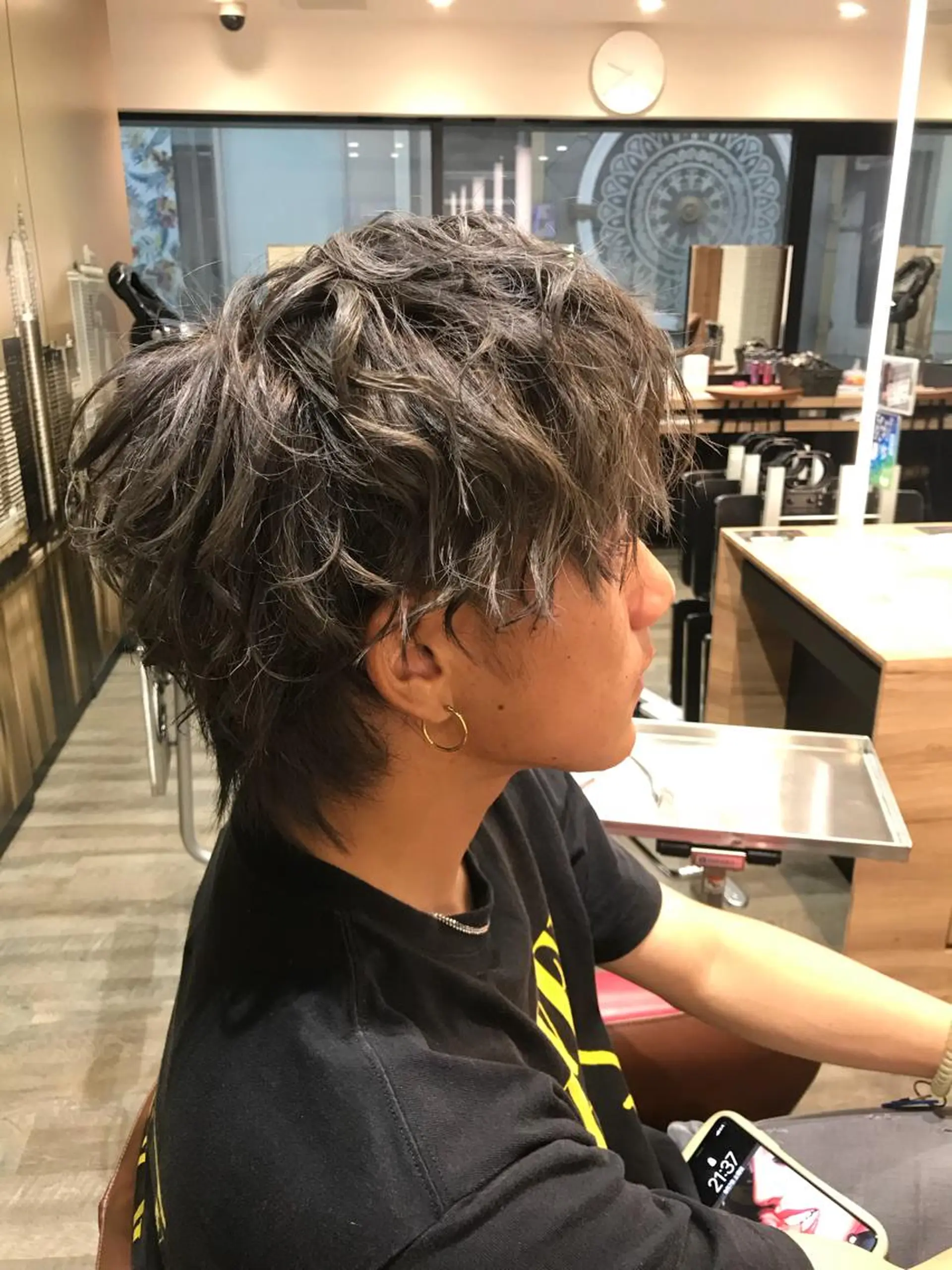 メンズ メンズウルフカット ウルフカット 12月限定クーポン 💕大量更新ブリーチのヘアスタイル