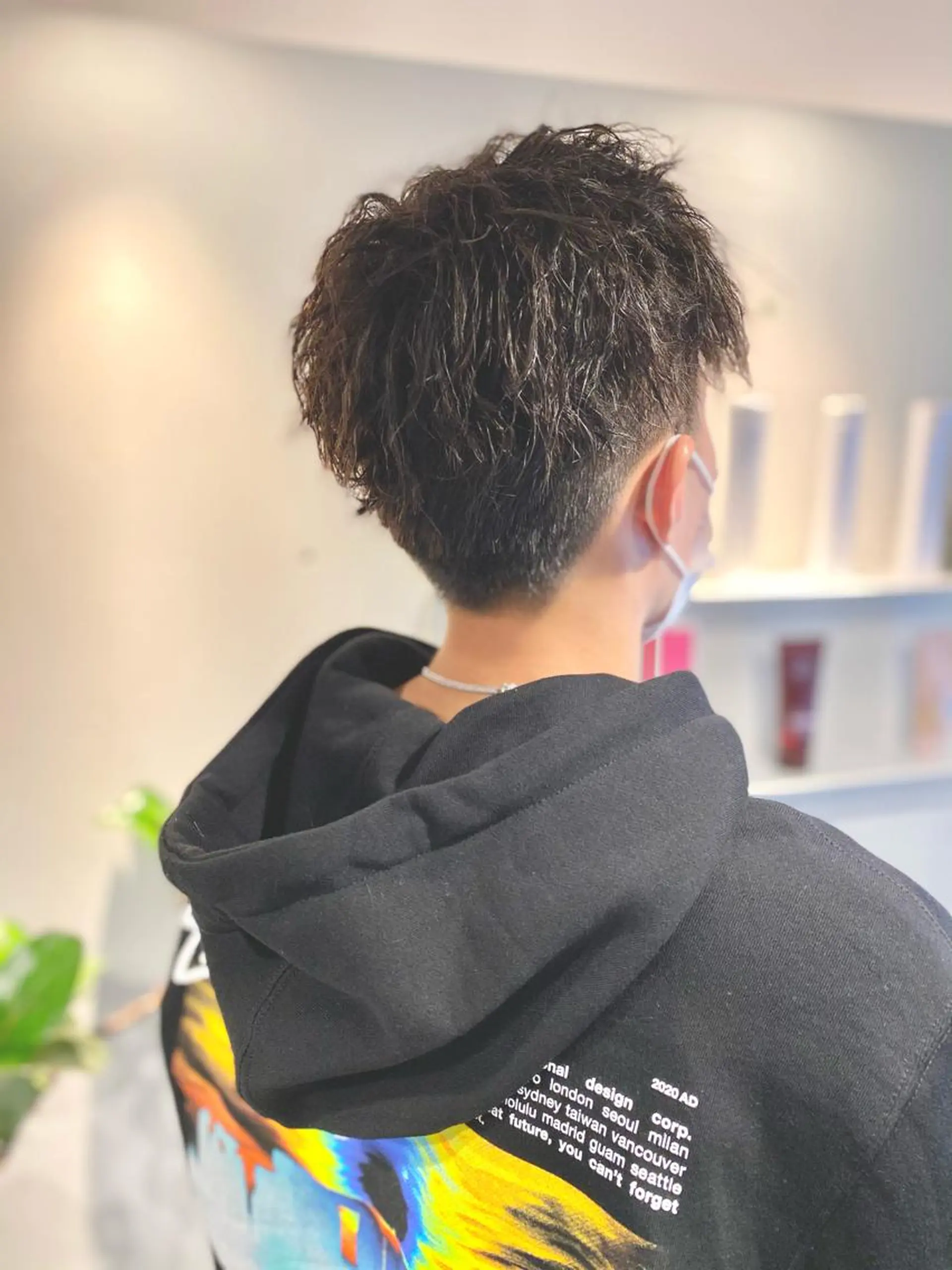 ショート パーマ ツイストパーマ 田中 巧のヘアスタイル