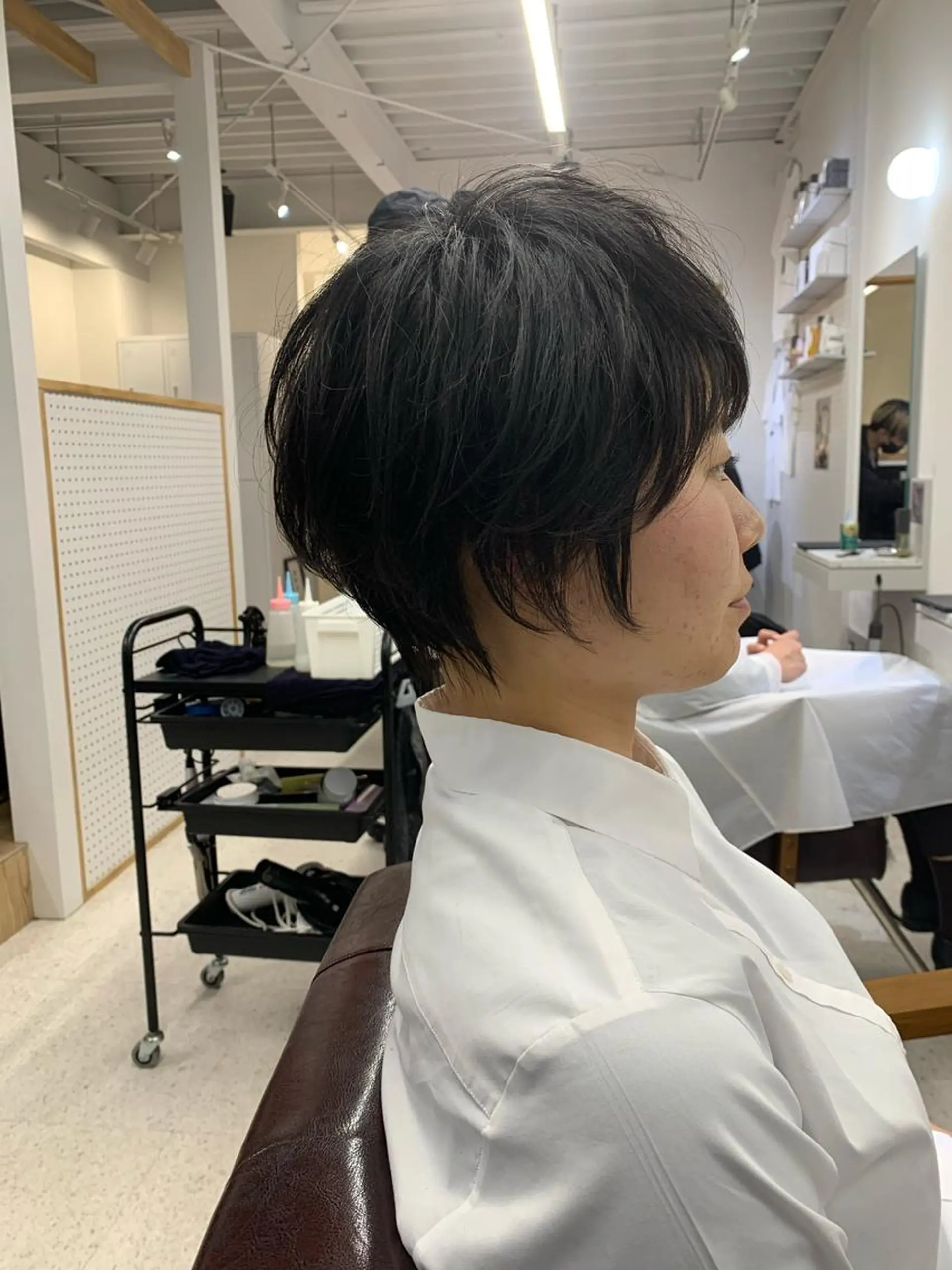 ショート 丸みショート ショートヘア カット パーマ トリートメント ショート、ボブ特化 長島智彦のヘアスタイル