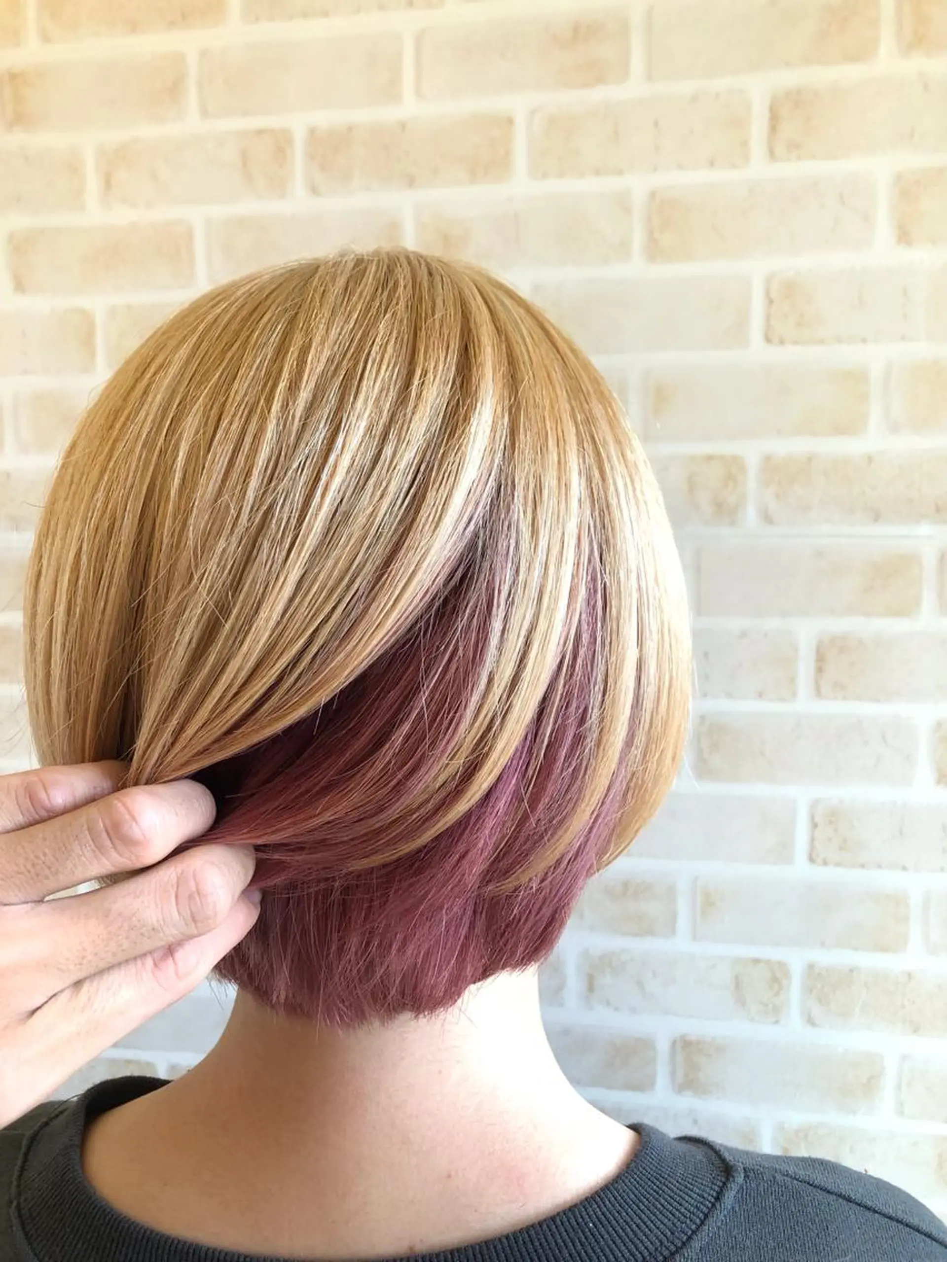 ショート カラー アッシュ インナーカラー ピンクカラー ピンクアッシュ カット ヘアカラー トリートメント 東中野🥇美容室 FLOW東中野店のヘアスタイル