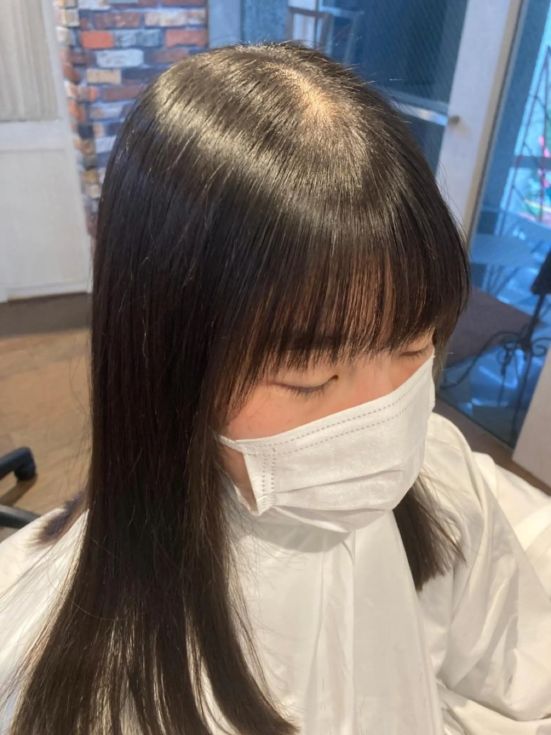 セミロング パーマ ストレートパーマ カット パーマ 縮毛矯正 corona hairdesign KAZUE MAEDA所属・マエダ　カズエ🫶 coronahairのヘアスタイル
