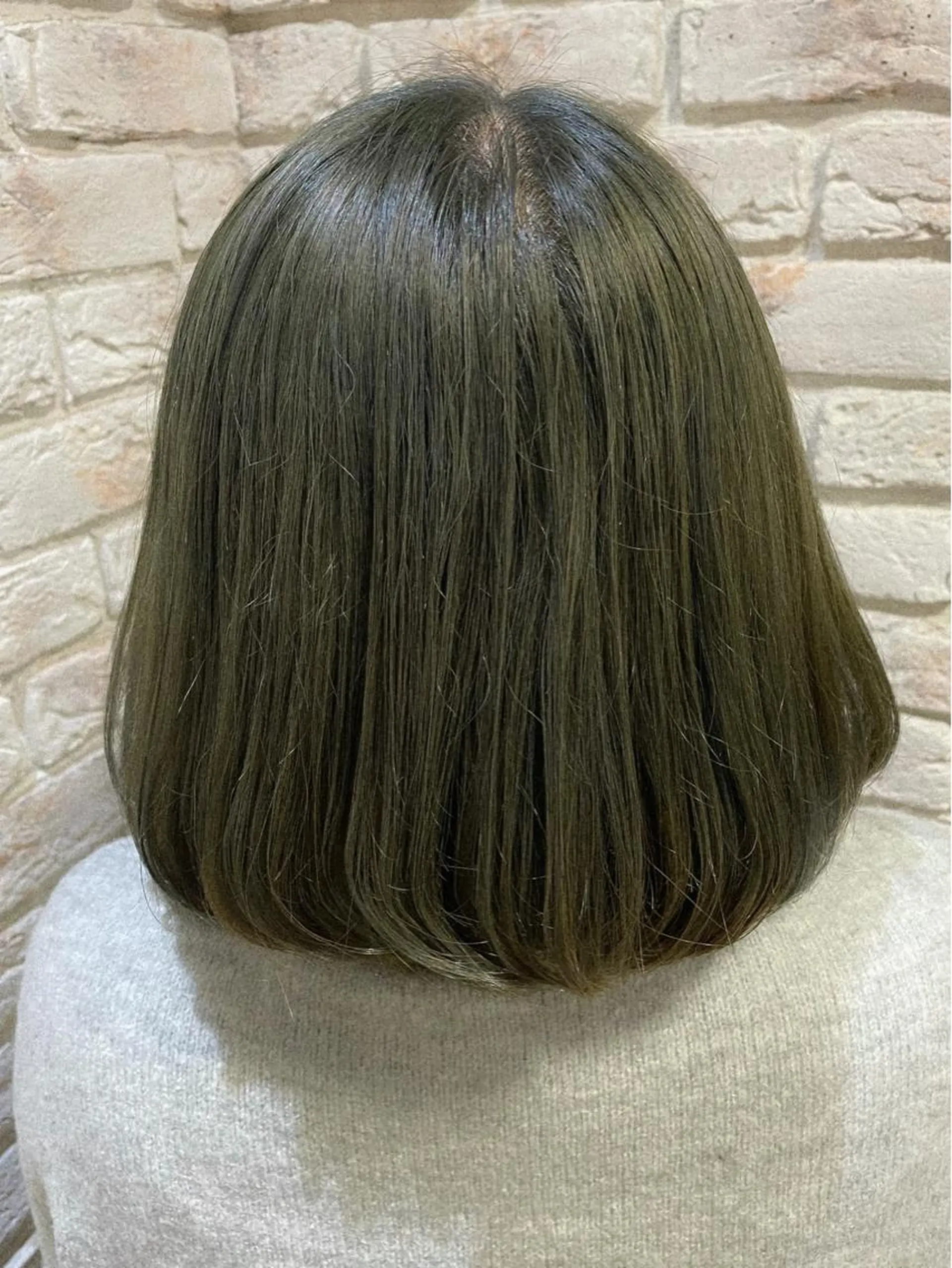 ミディアム トリートメント ヘアカラー トリートメント echelle所属・るな/echelle 【カットモデル募集】のヘアスタイル