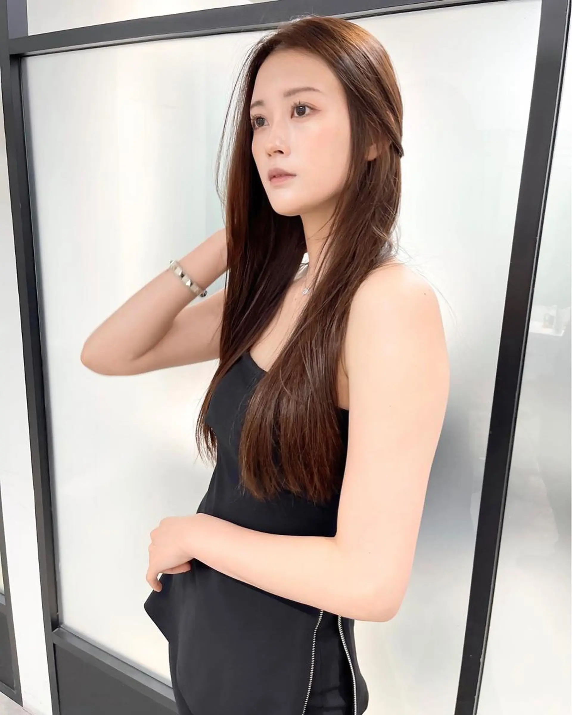 ロング 韓国風ヘア レイヤーカット カット ヘアカラー トリートメント 韓国レイヤーカット 髪質改善▫️水野有真のヘアスタイル