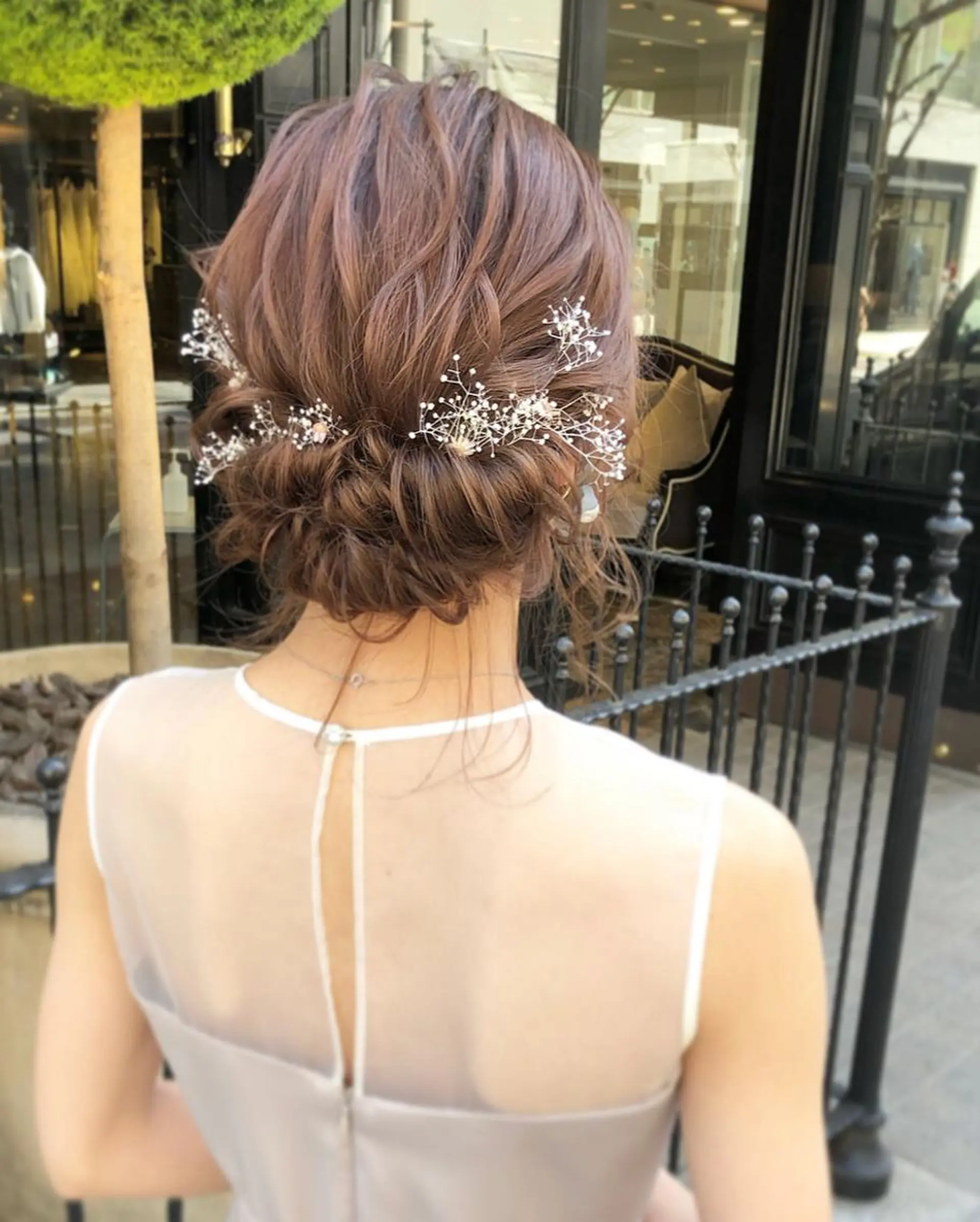 ミディアム ヘアアレンジ autre所属・大久保 ひでなりのヘアスタイル