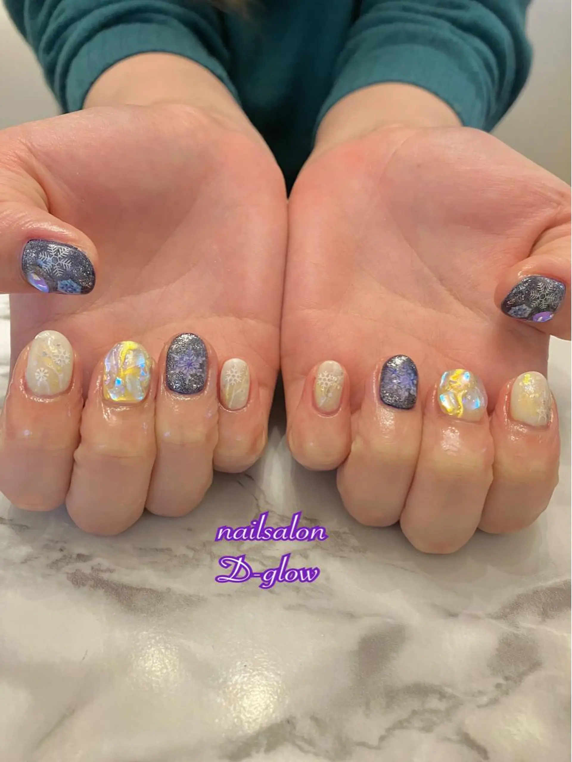 ネイル ハンドネイル ネイルサロン D-glowのネイルデザイン