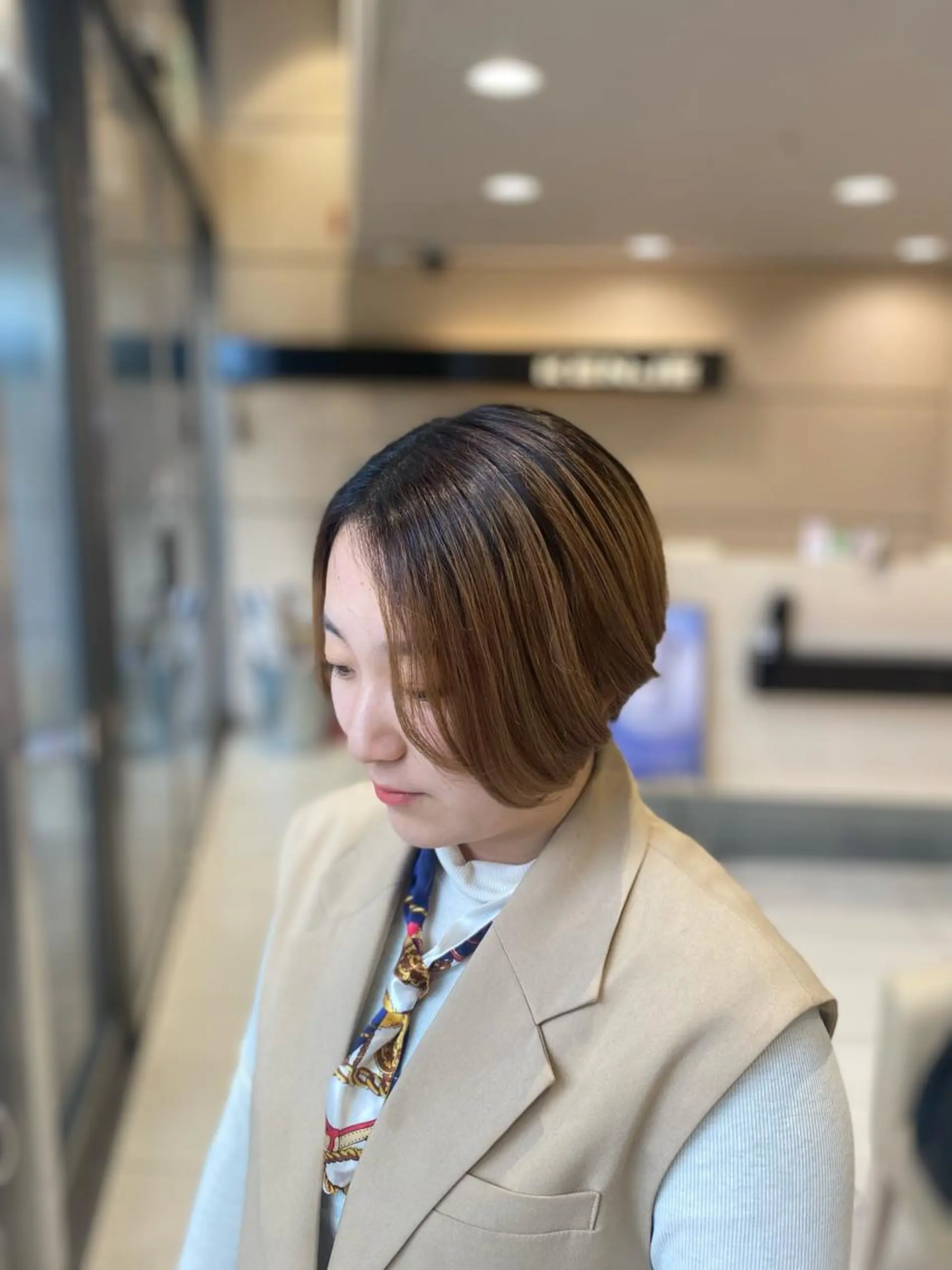 ショート ‎‪🩰 艶髪ト レンド しおり🔅のヘアスタイル