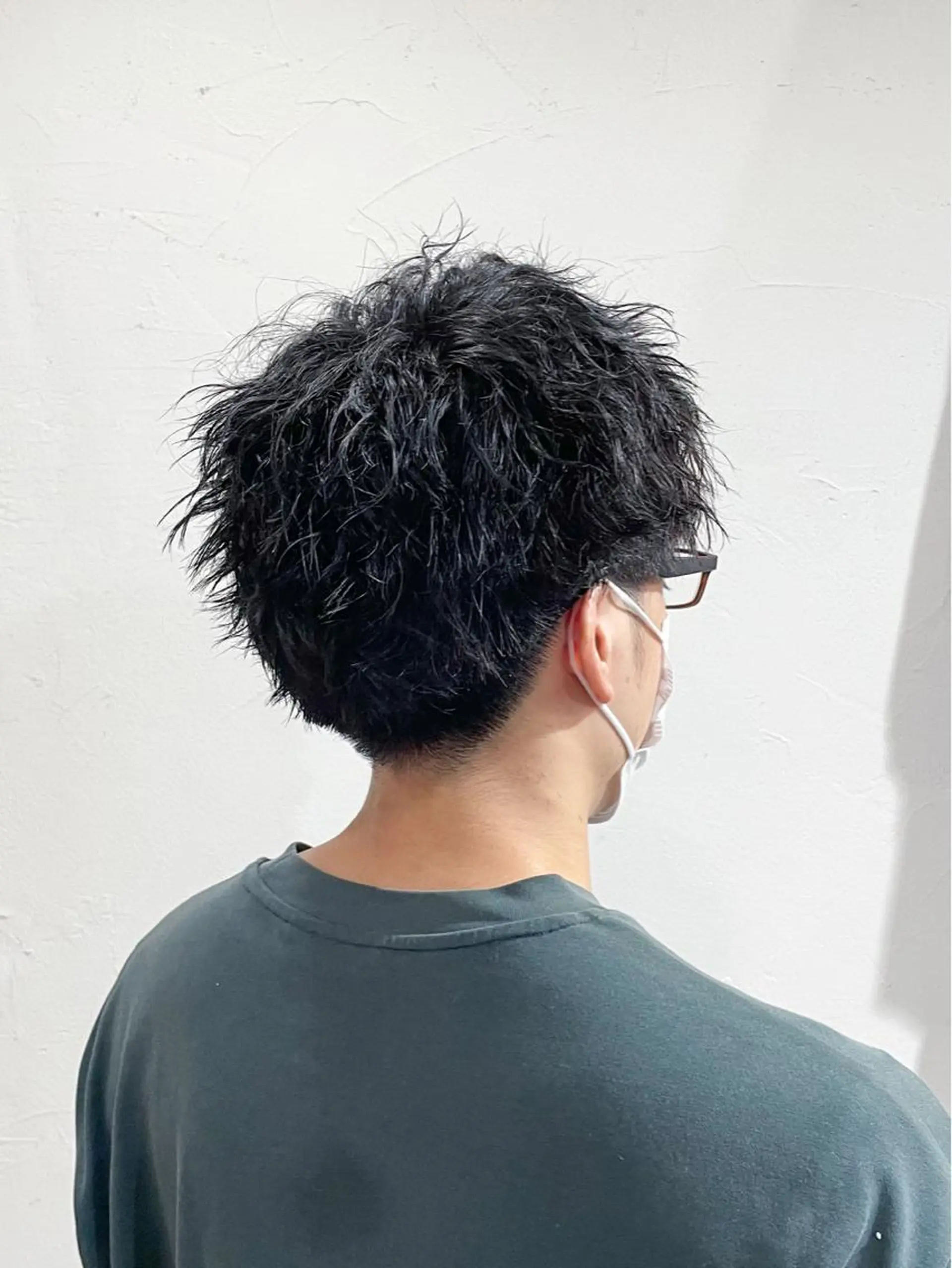 ショート メンズ カット パーマ かんばら りょーいのヘアスタイル