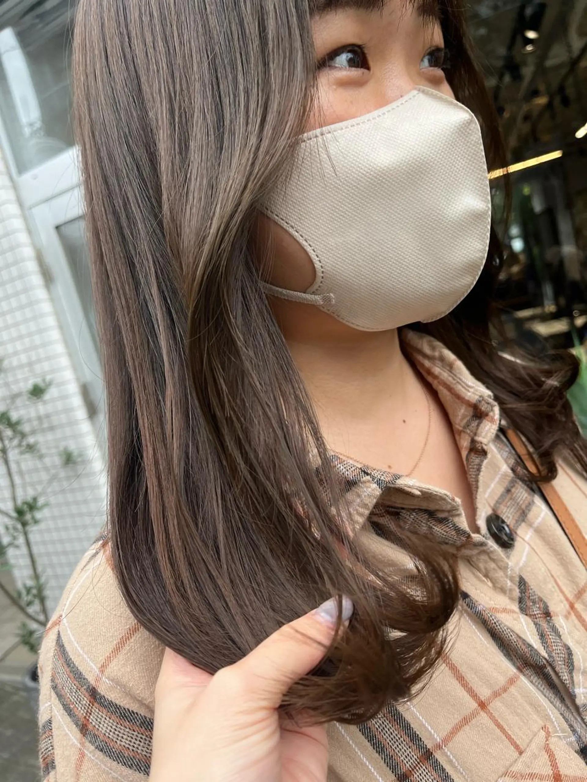 ロング カット ヘアカラー トリートメント baton  hair salon所属・✽透明感ｶﾗｰ ✽ 🍆那須ももこ🍑のヘアスタイル