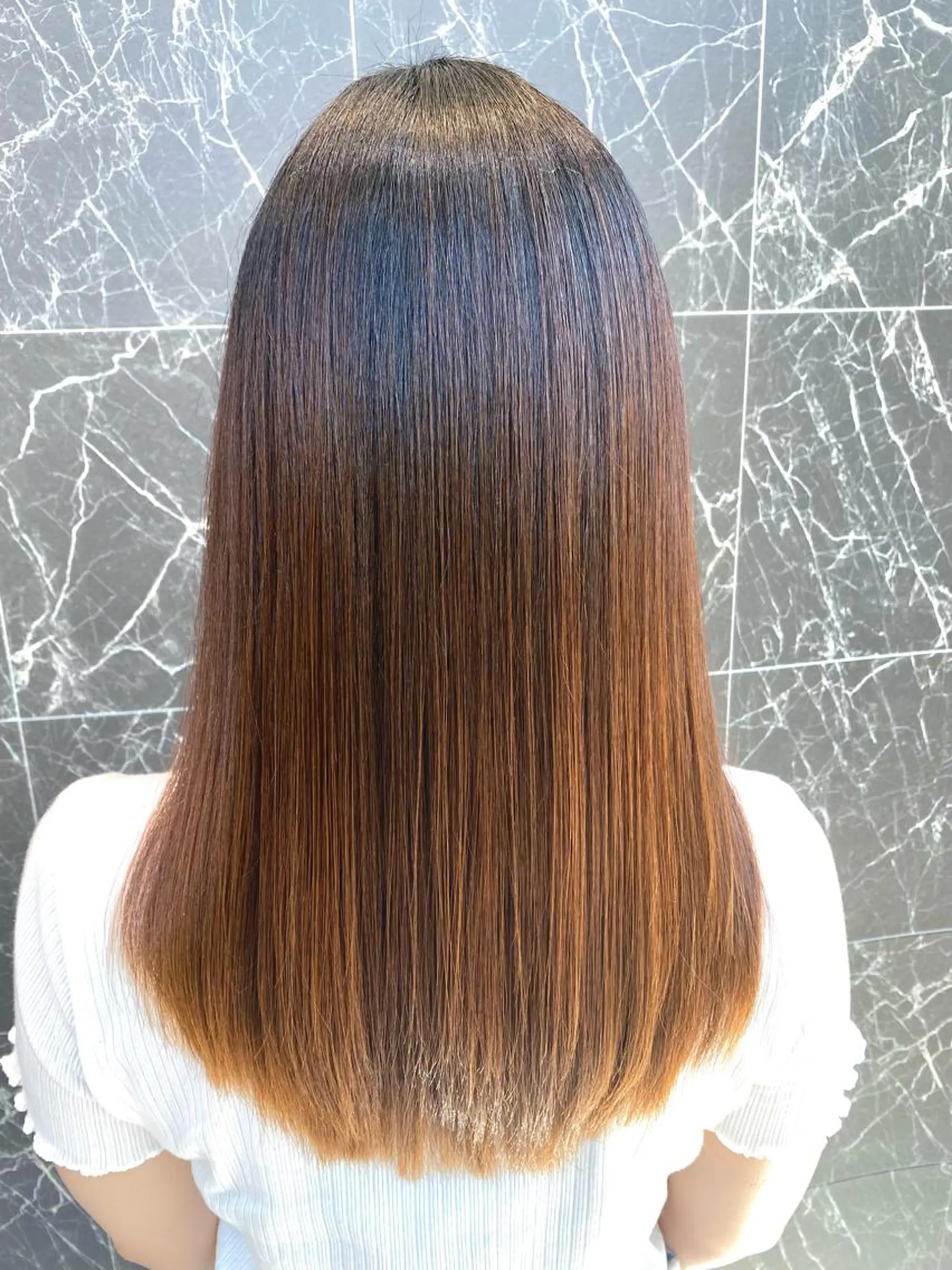 ロング 🔸縮毛矯正/髪質 改善カラー石崎🔸のヘアスタイル