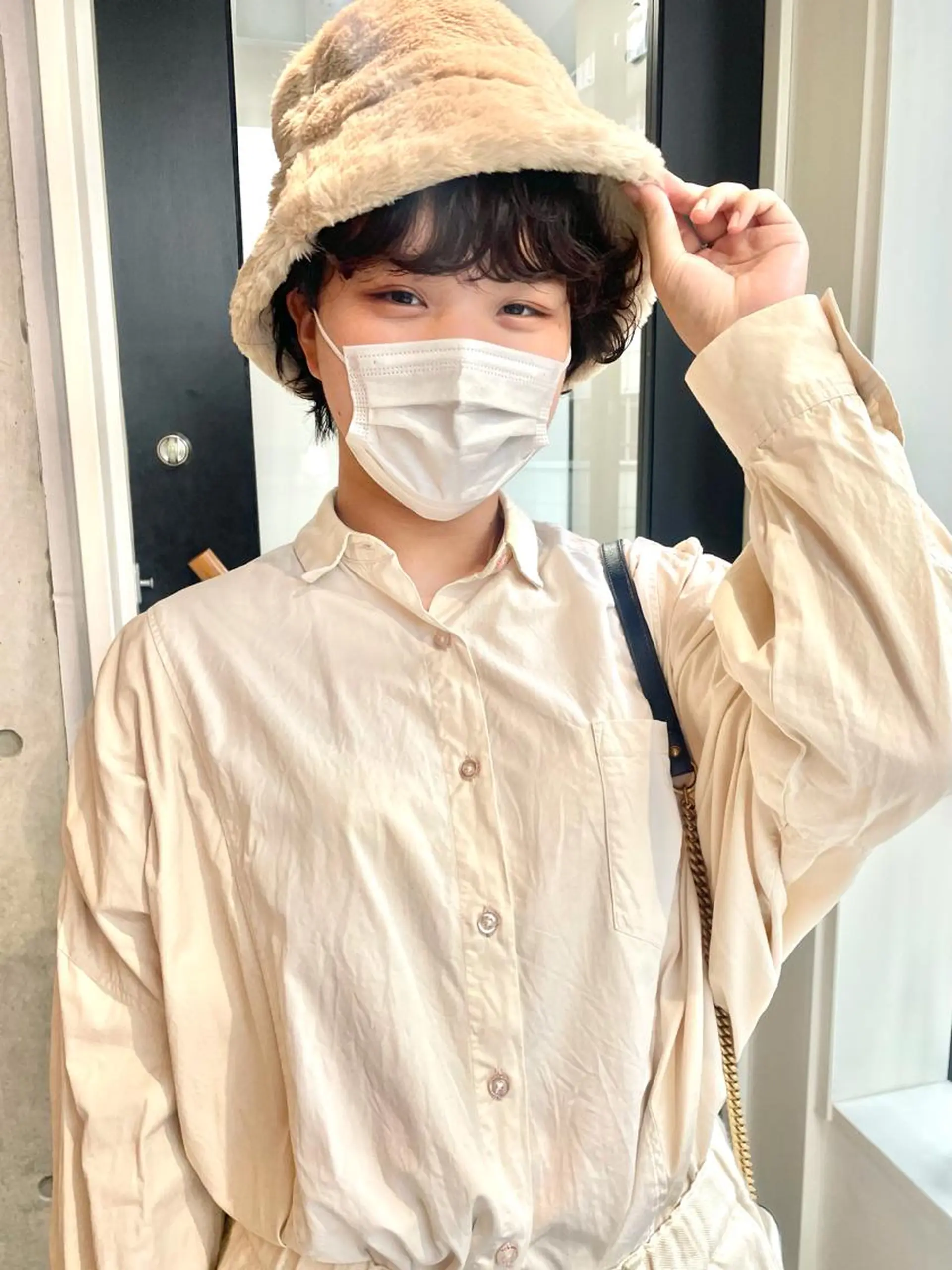 ショート カラー パーマ ヘアアレンジ GRAND OMOTESANDOのヘアスタイル
