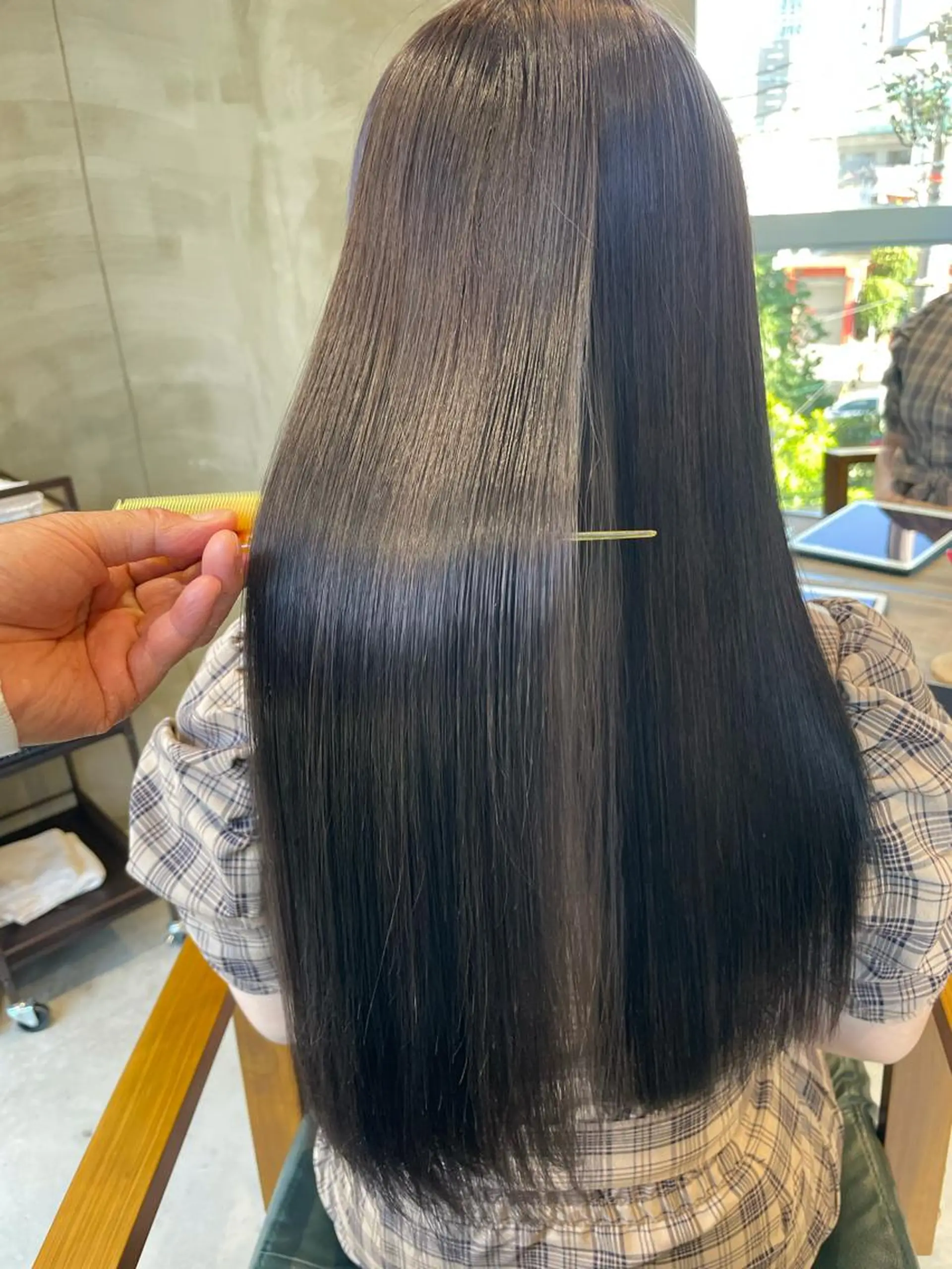 ロング 髪質改善 ill.所属・ill［イル］大須 ダブルカラー髪質改善のヘアスタイル