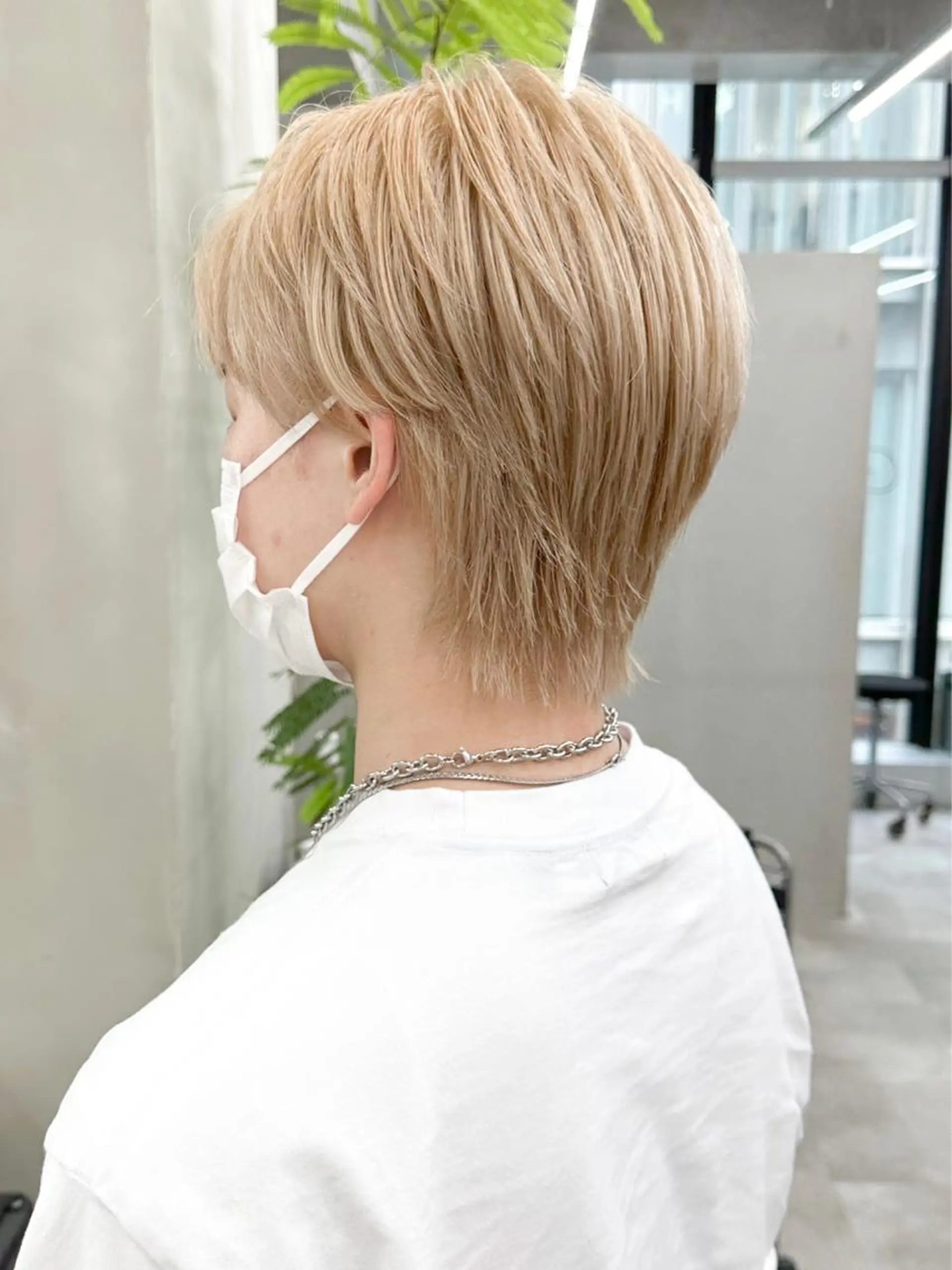 ショート カラー メンズ ブロンド ヘアカラー トリートメント メンズ特化 🦋KANOKO🦋のヘアスタイル