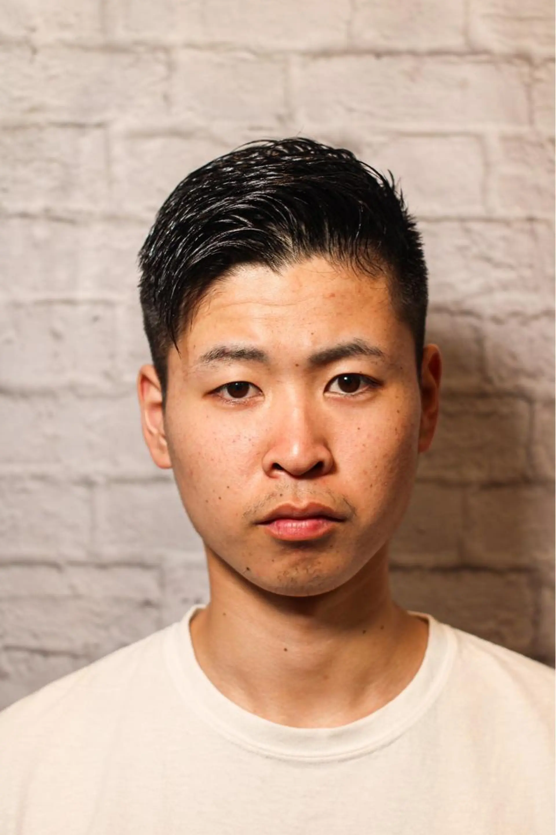 ショート パーマ メンズ カット 銀座マツナガ新宿野村ビル店所属・女性理容師 佐藤優菜のヘアスタイル