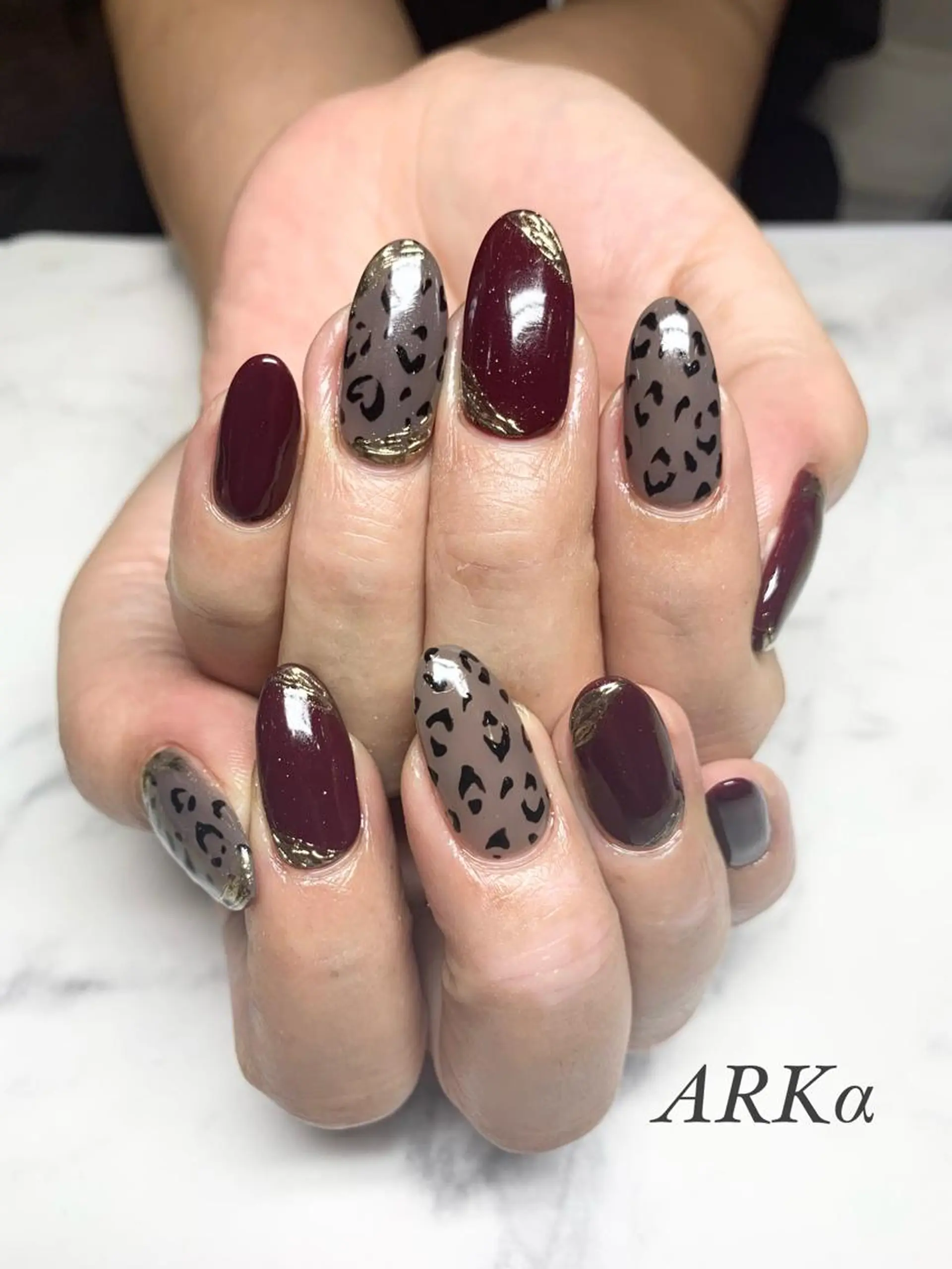 ロング ネイル ミラーネイル ハンドネイル ARKα SHIORIのネイルデザイン