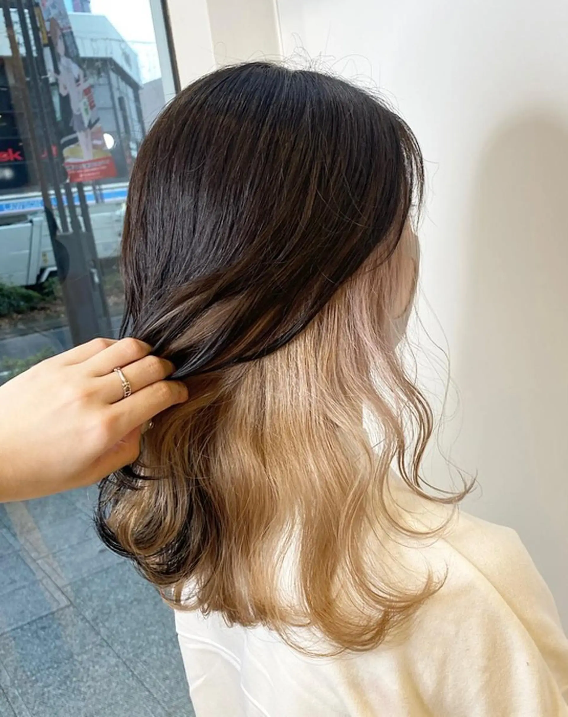 ロング ヘアカラー トリートメント 中村 友香🧸 モードケイズ相模大野のヘアスタイル