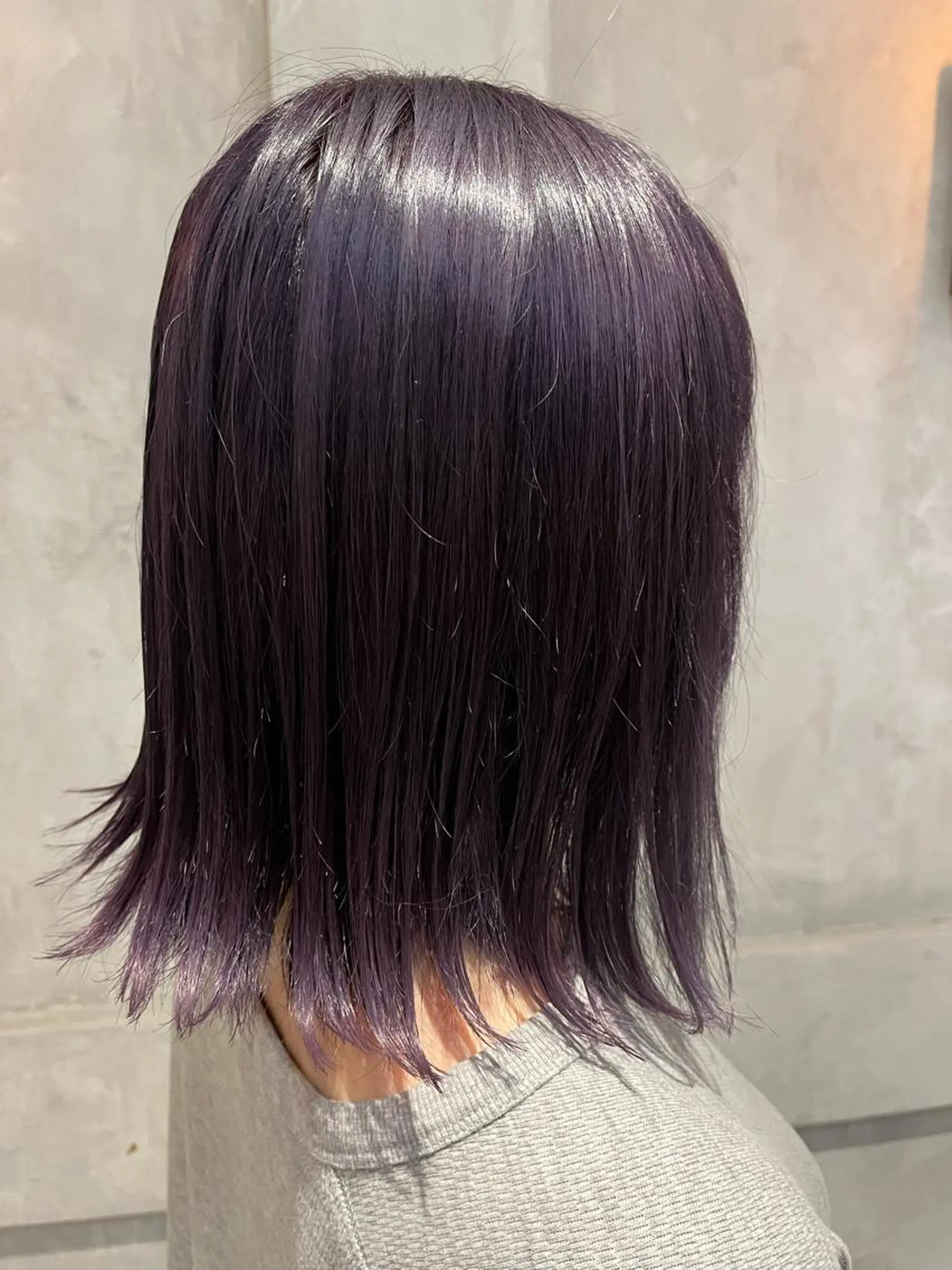 ミディアム パープルカラー Hwyl八王子所属・お悩み解決✨ 関根大介✂︎のヘアスタイル