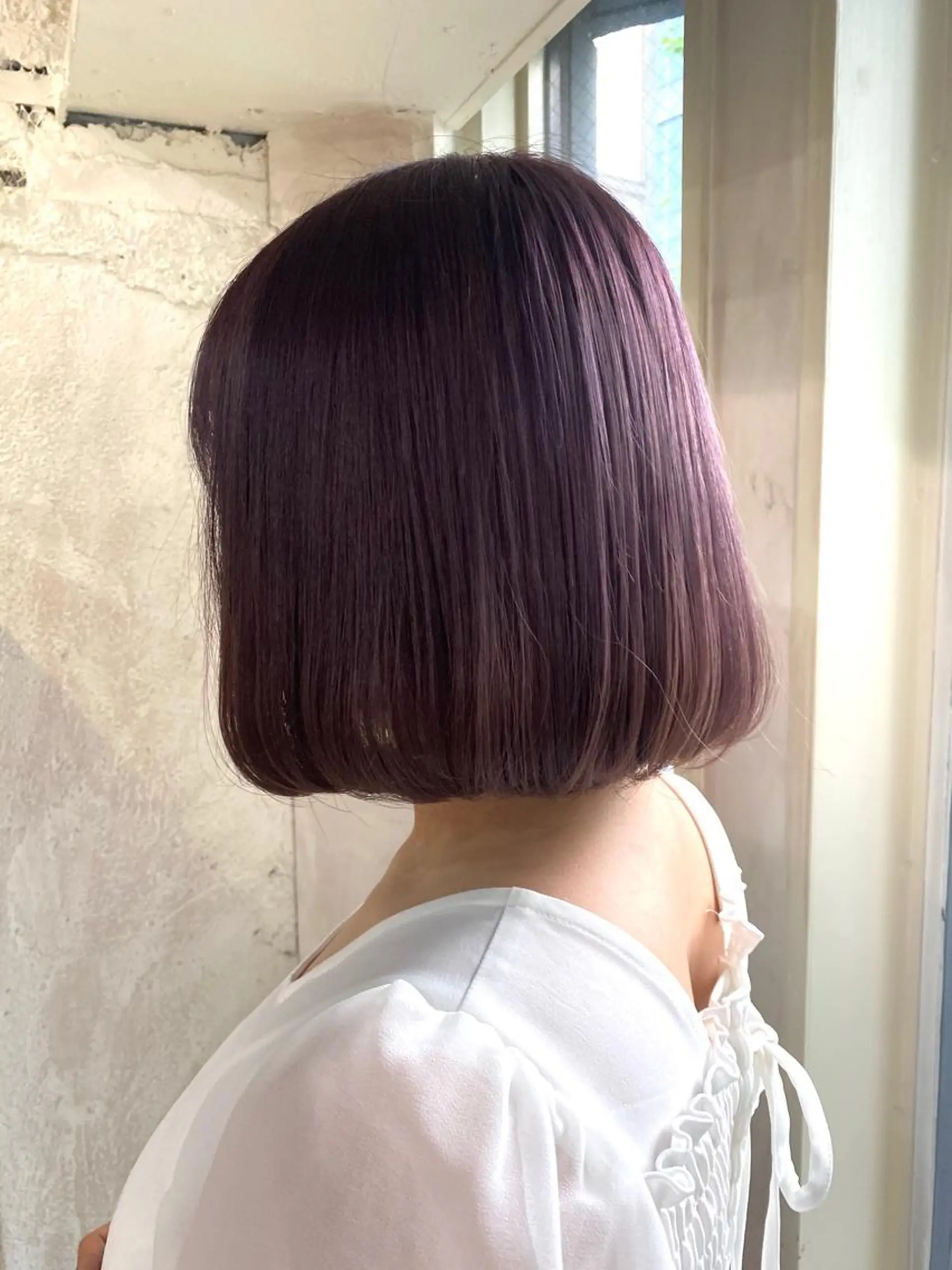 ミディアム カラー ブリーチ 透明感カラー ハイトーンカラー パープルカラー ヘアカラー ALLY（アリー）所属・ミニモお気に入り数 No.1宍戸雄弥のヘアスタイル