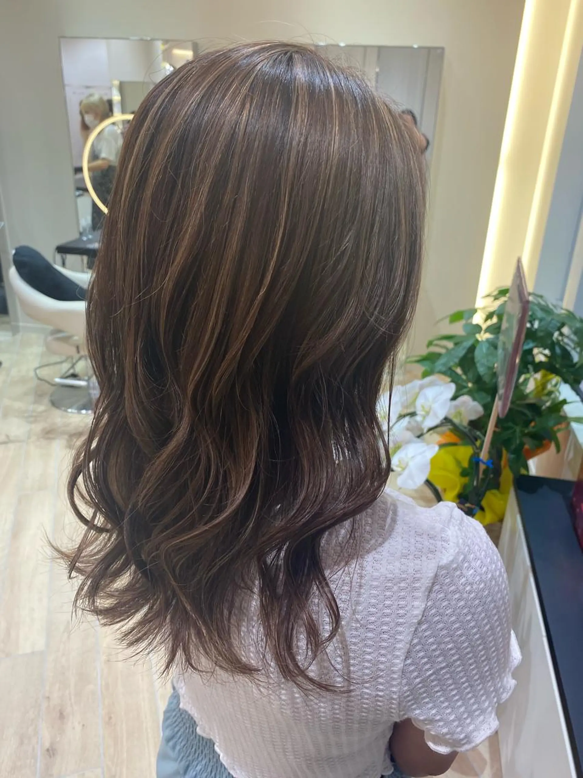 ロング カラー ハイライトカラー ハイライト ヘアカラー 個性派/ブリーチ ＊ほのかのヘアスタイル