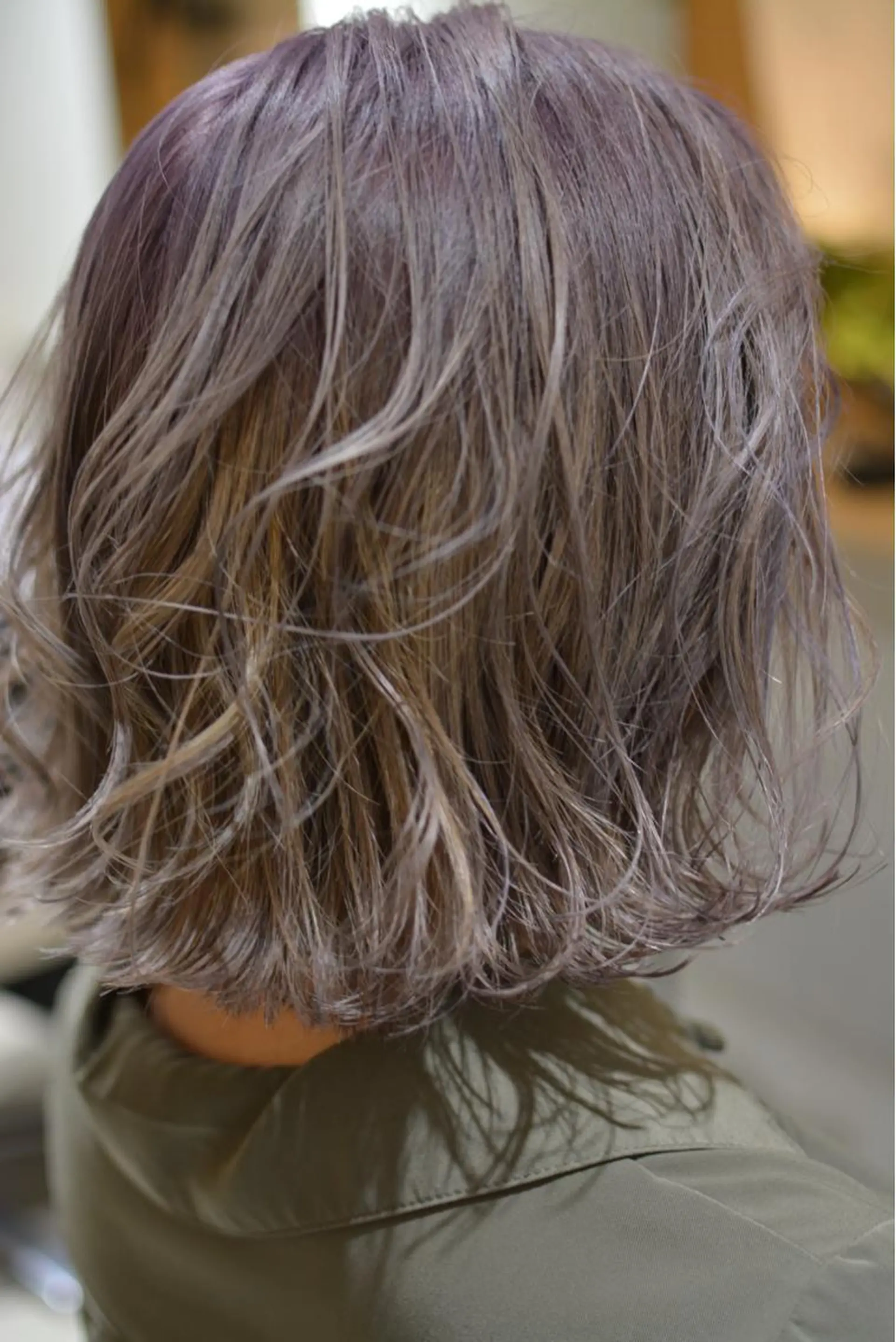 ミディアム カット ヘアカラー トリートメント 木村 創造🌟 デザインカラーお任せのヘアスタイル
