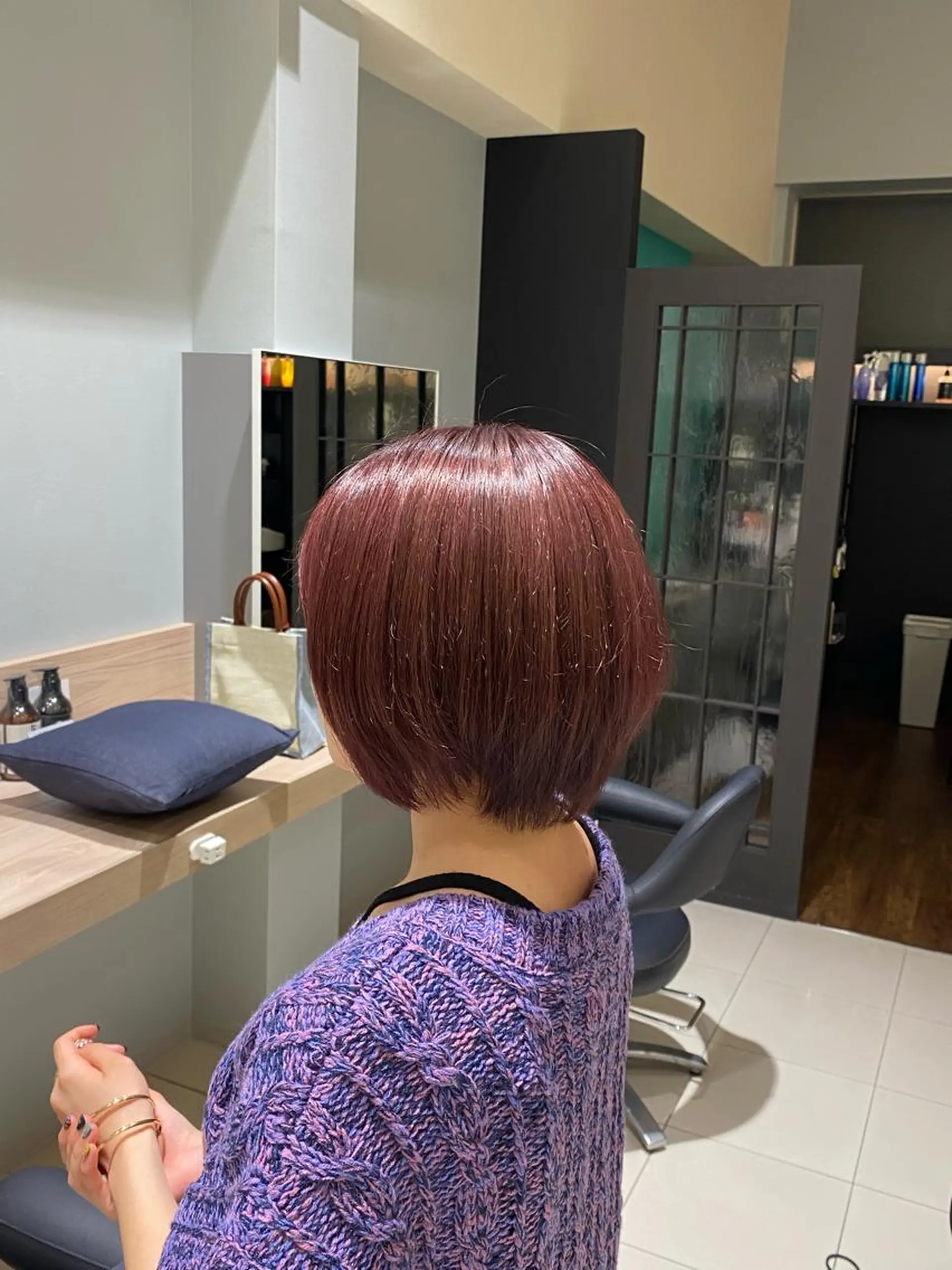カラー 福光 悠のヘアスタイル