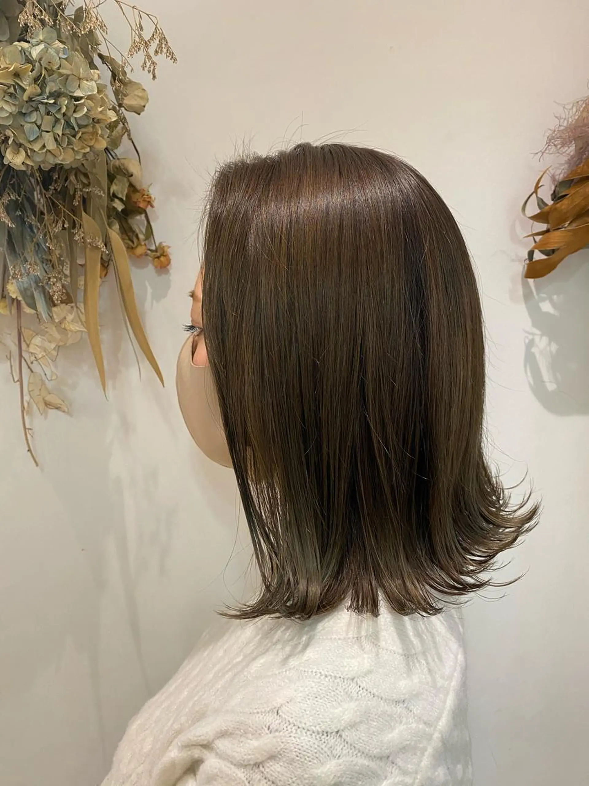 ミディアム カラー カット 🌷韓国レイヤー/艶 カラー🇰🇷amiのヘアスタイル