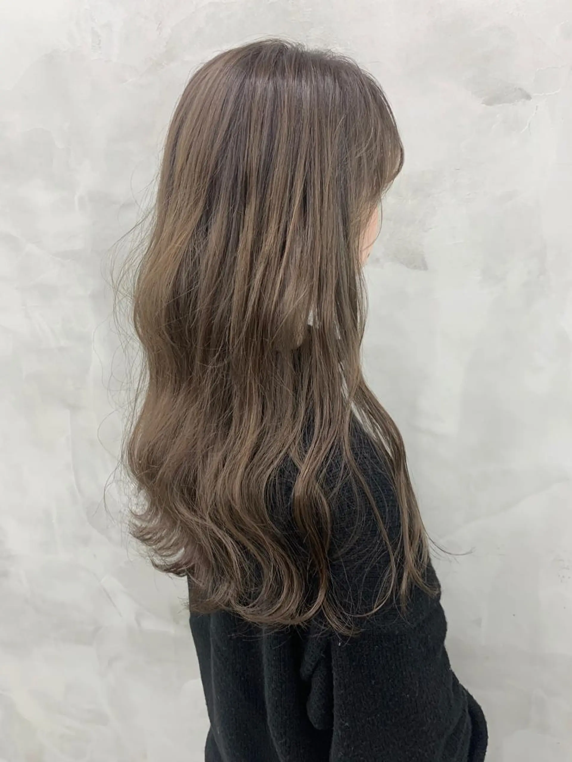 ロング カラー ベージュカラー オリーブベージュ ブームボックス所属・🐝ハイトーンカラー hachi🐝のヘアスタイル
