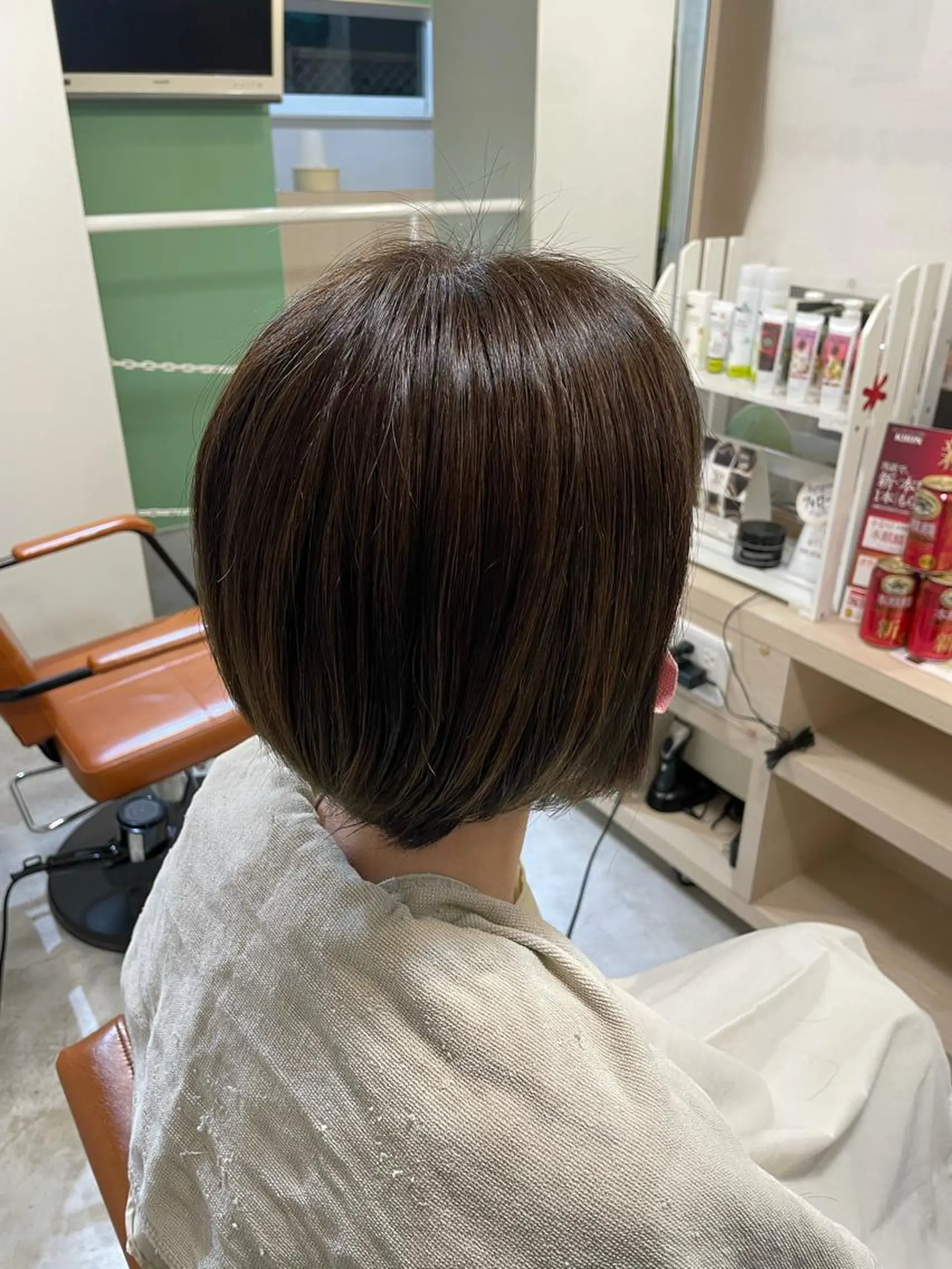 ショート カラー ヘアカラー 佐藤 爽香のヘアスタイル