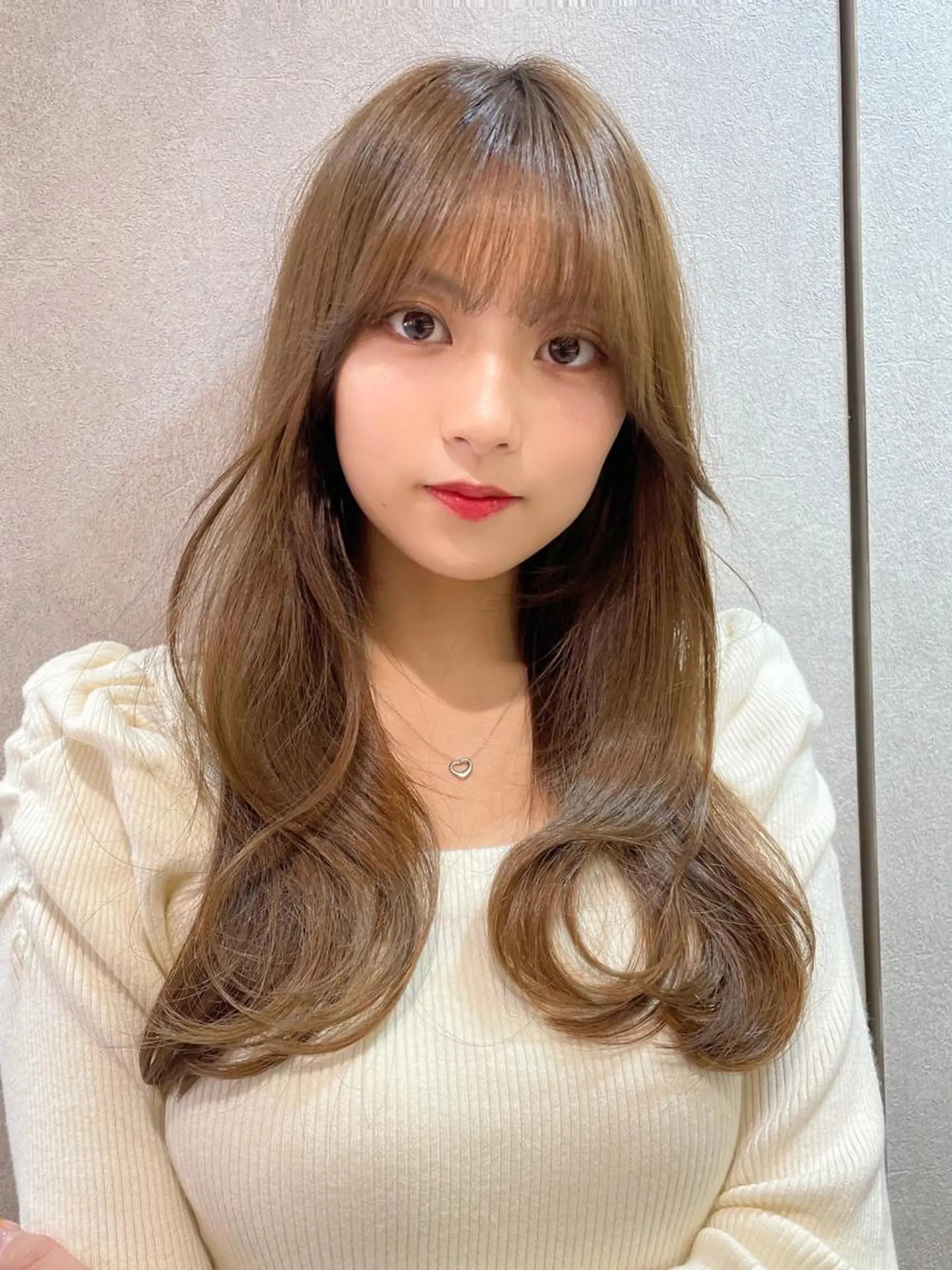 ロング カラー 韓国ヘア🤍顔周り/ 髪質改善✨/林遼一郎のヘアスタイル