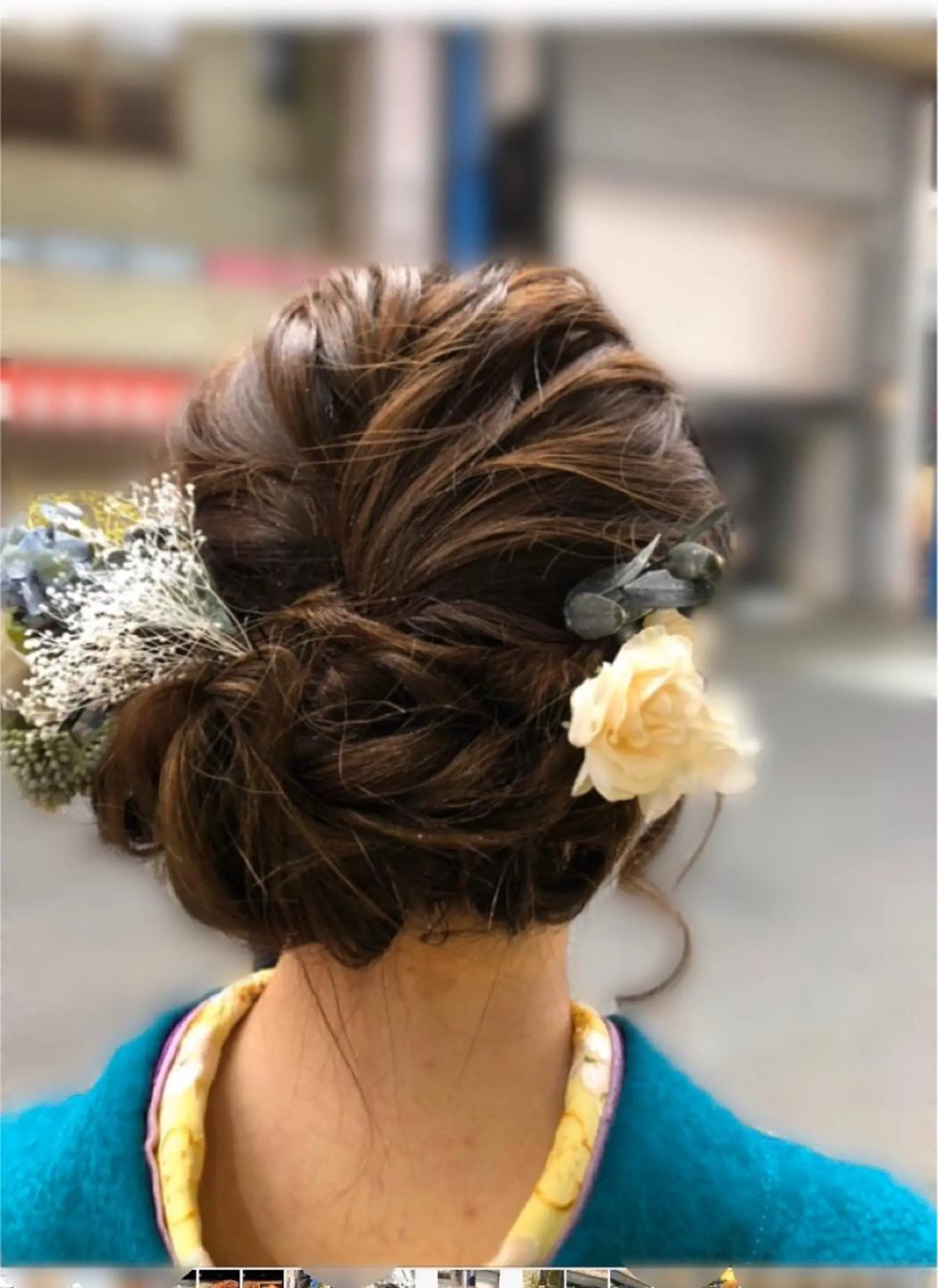 ヘアアレンジ 成人式 OVER  SEAオーバーシー所属・森 陽子のマツエク・マツパデザイン