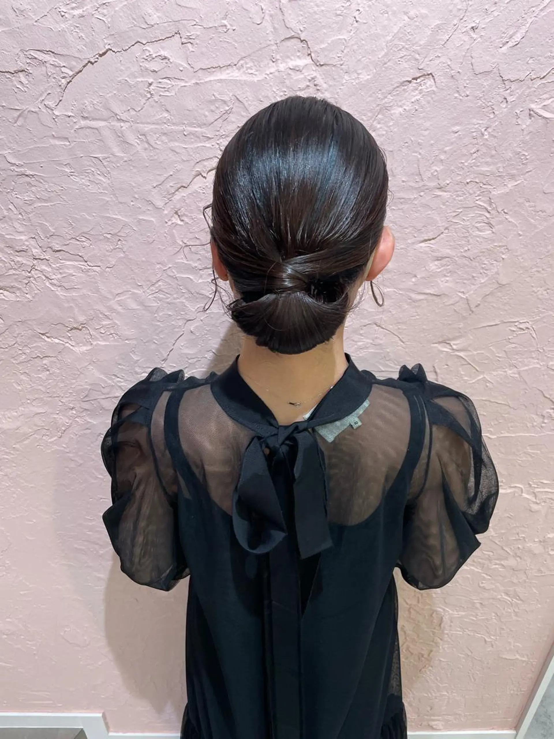 ミディアム カラー ヘアアレンジ 松永 梨央のヘアスタイル