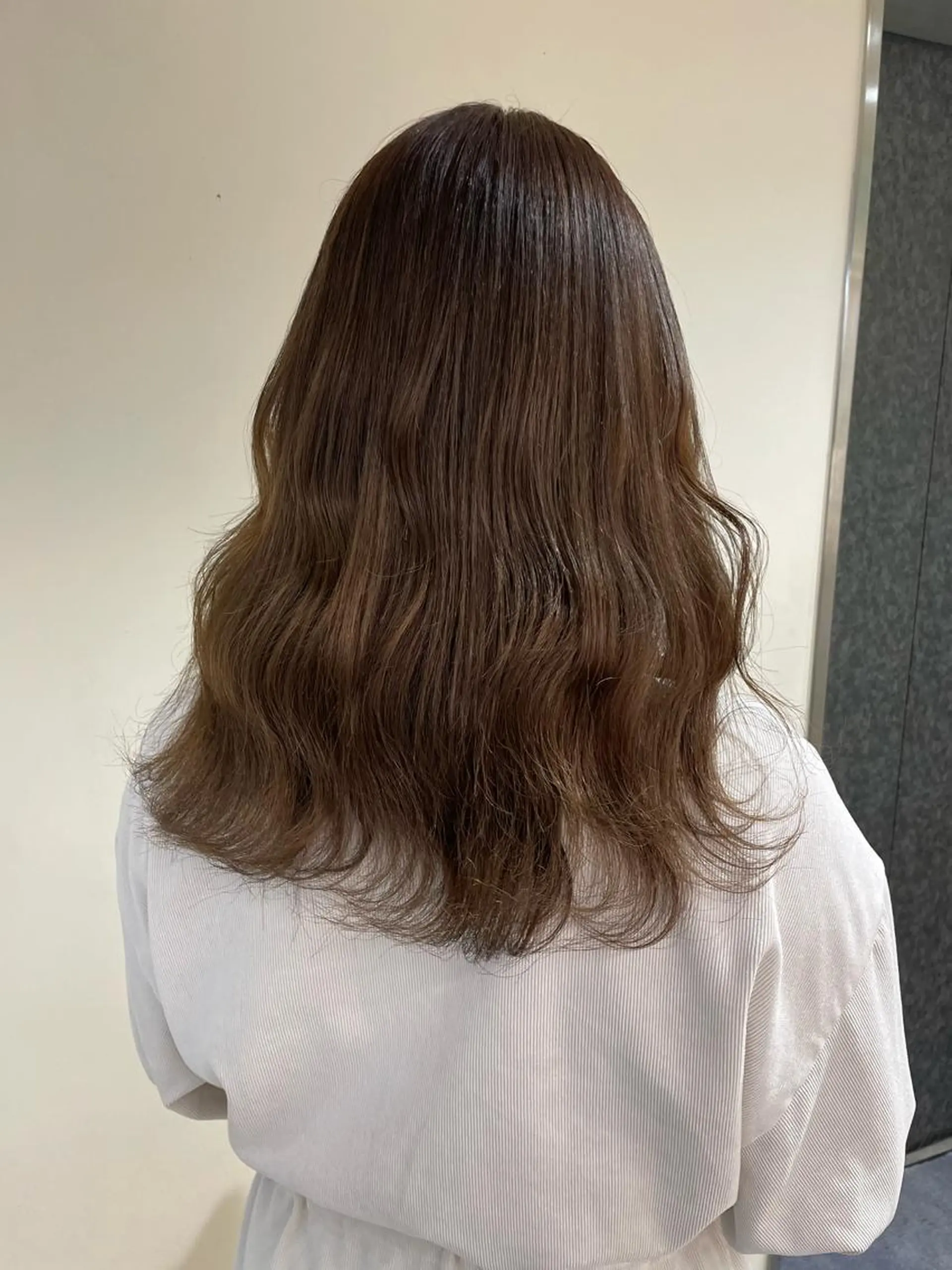 ロング シアーブラウン カット ヘアカラー soyon心斎橋所属・♡透明感/艶カラー/ M a I ♡のヘアスタイル