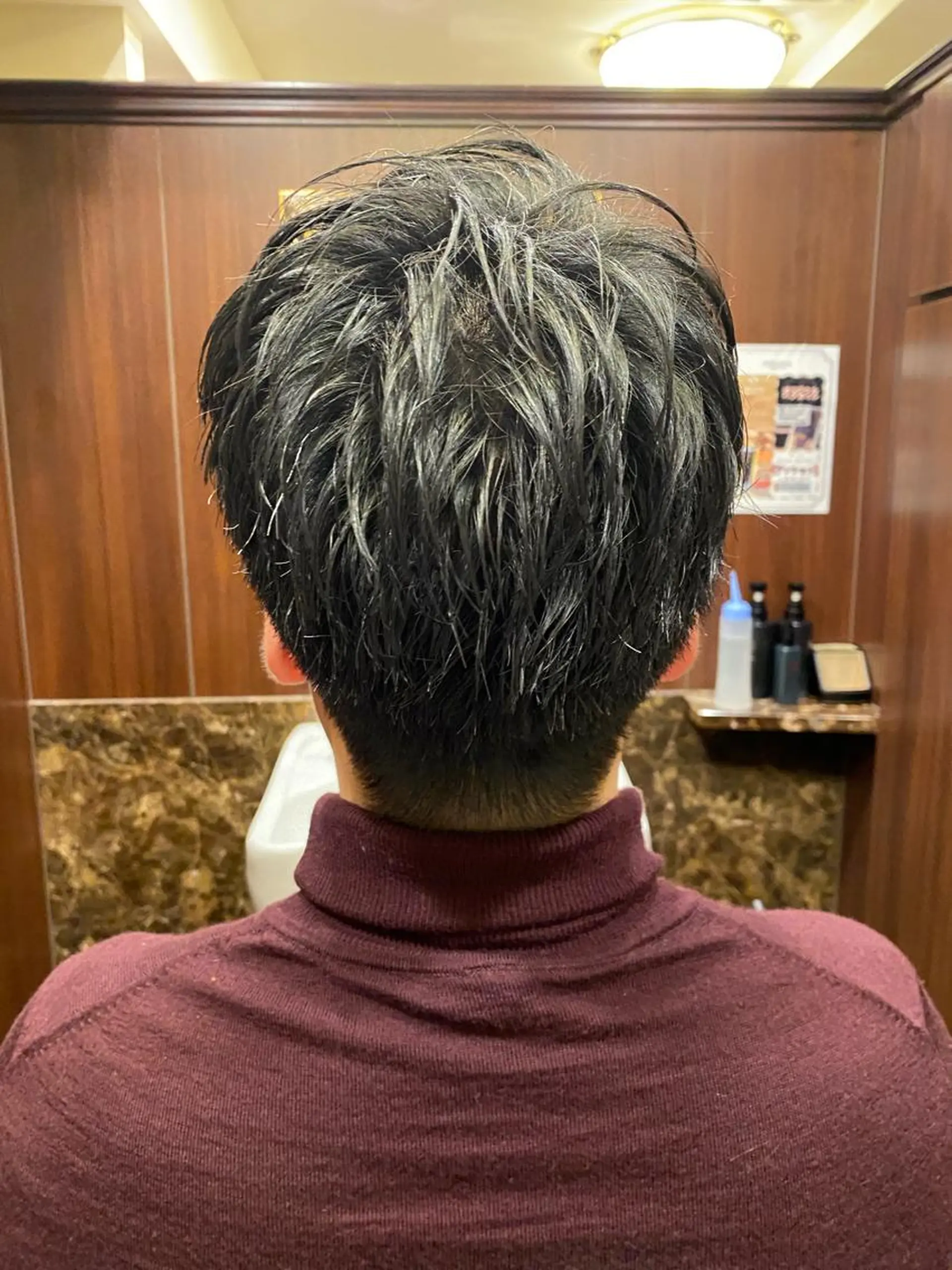 ミディアム 齋藤 大晟のヘアスタイル