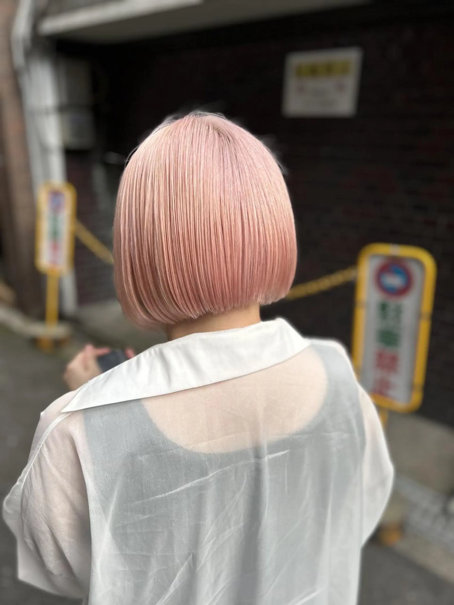 ショート カラー ヘアカラー トリートメント ヘアセット H西梅田所属・カラー専門H西梅田 tagaのヘアスタイル