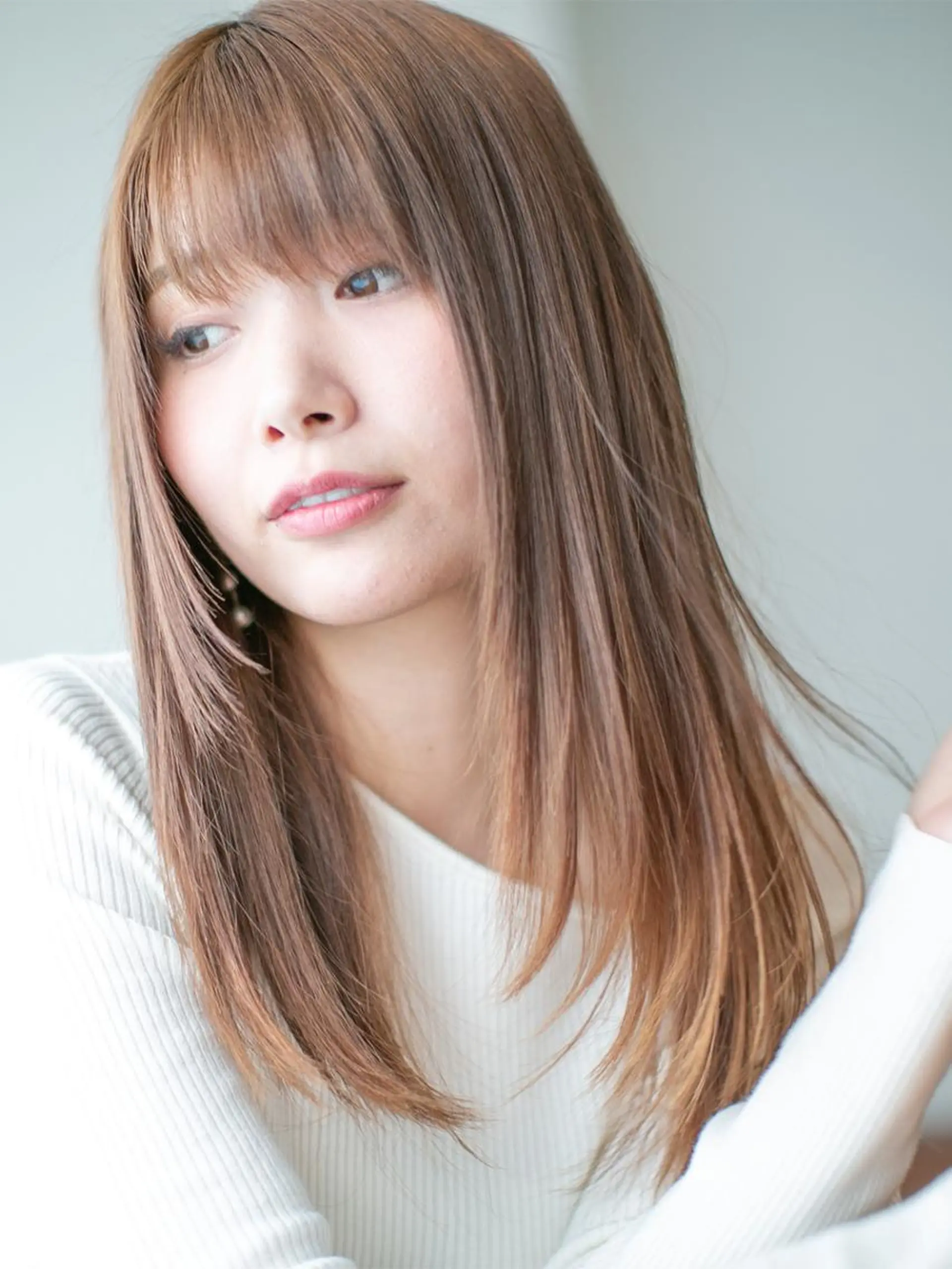 ロング カラー 戸村 世奈のヘアスタイル